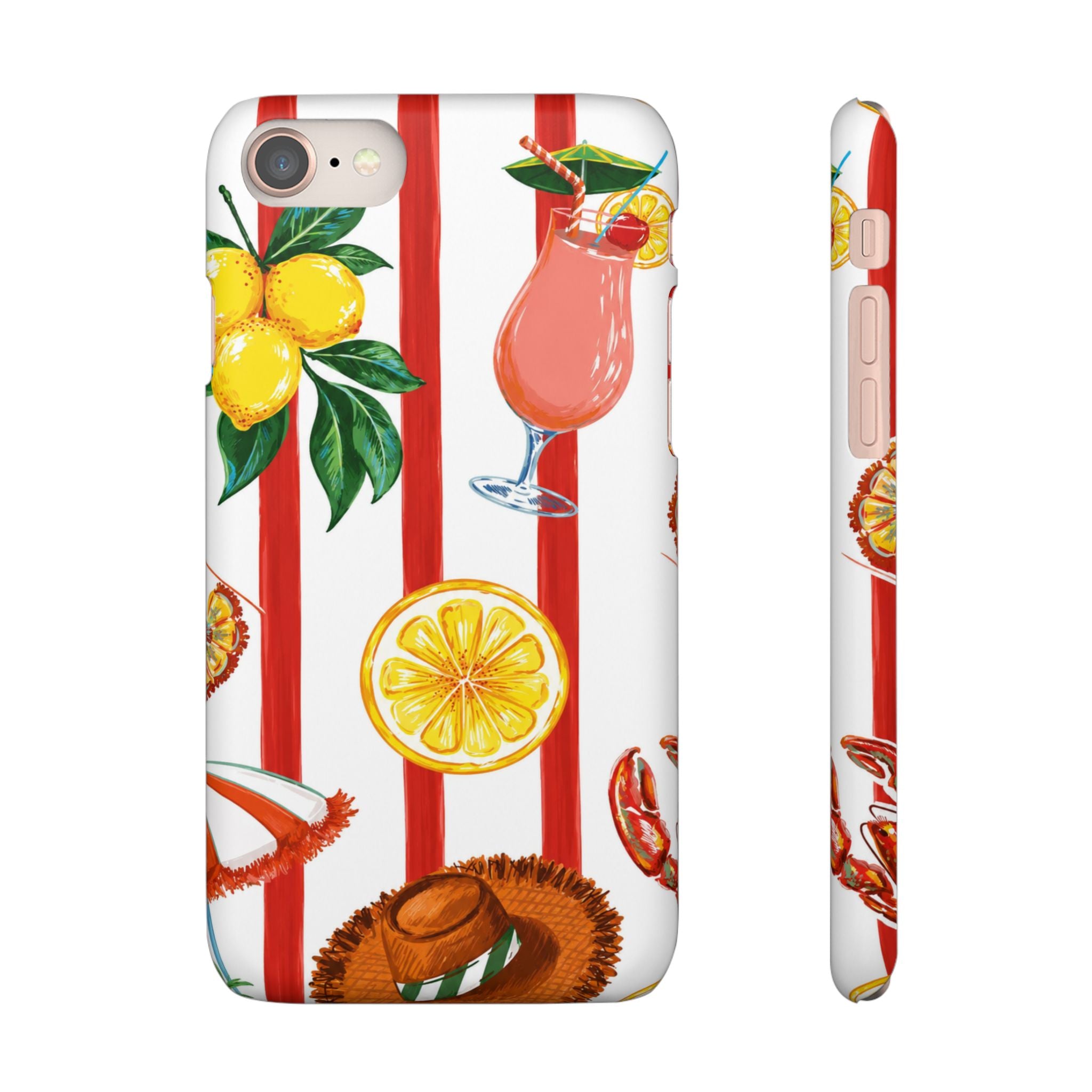 Lemon Coast – Summer Citrus Phone Case
