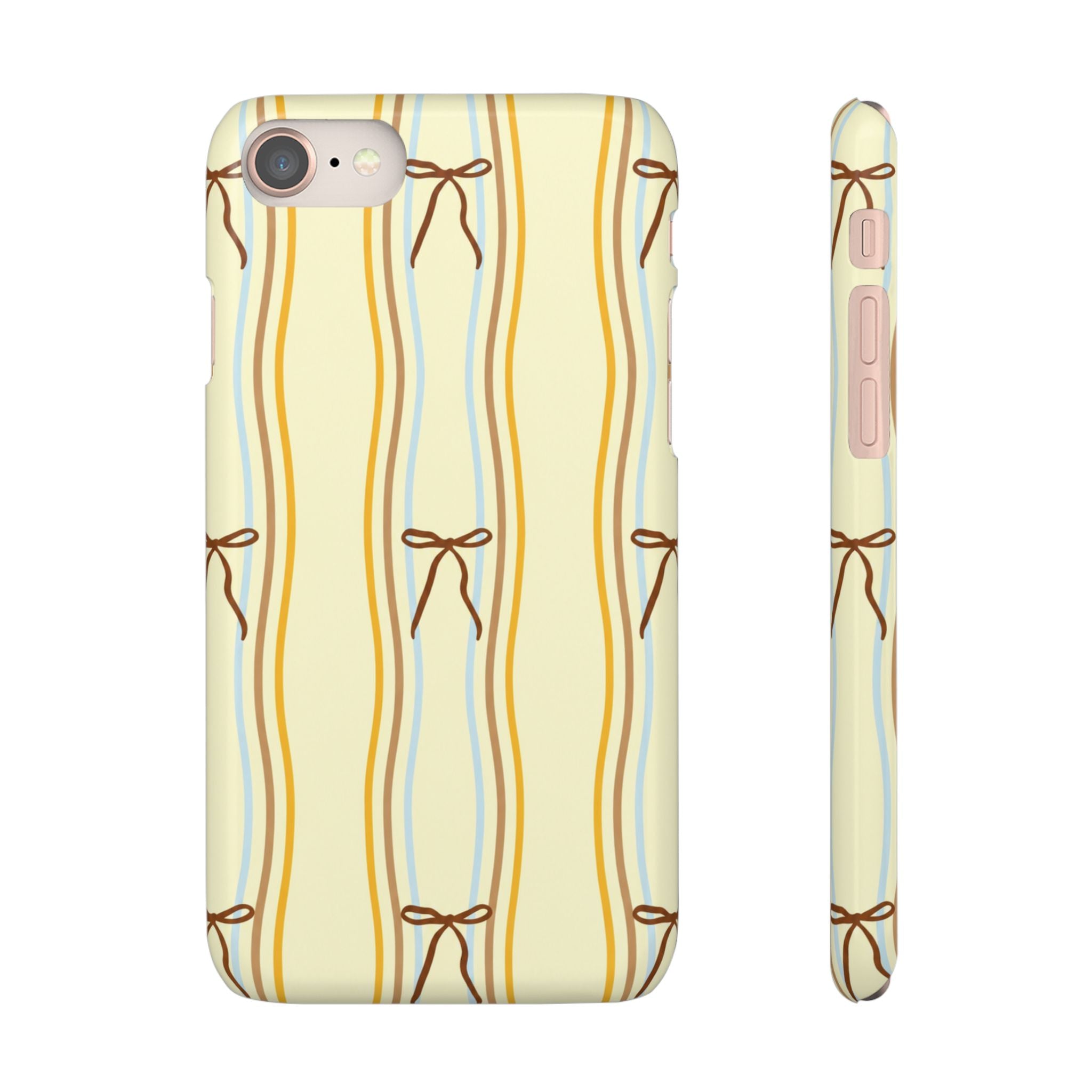 Bow Stripe Phone Case