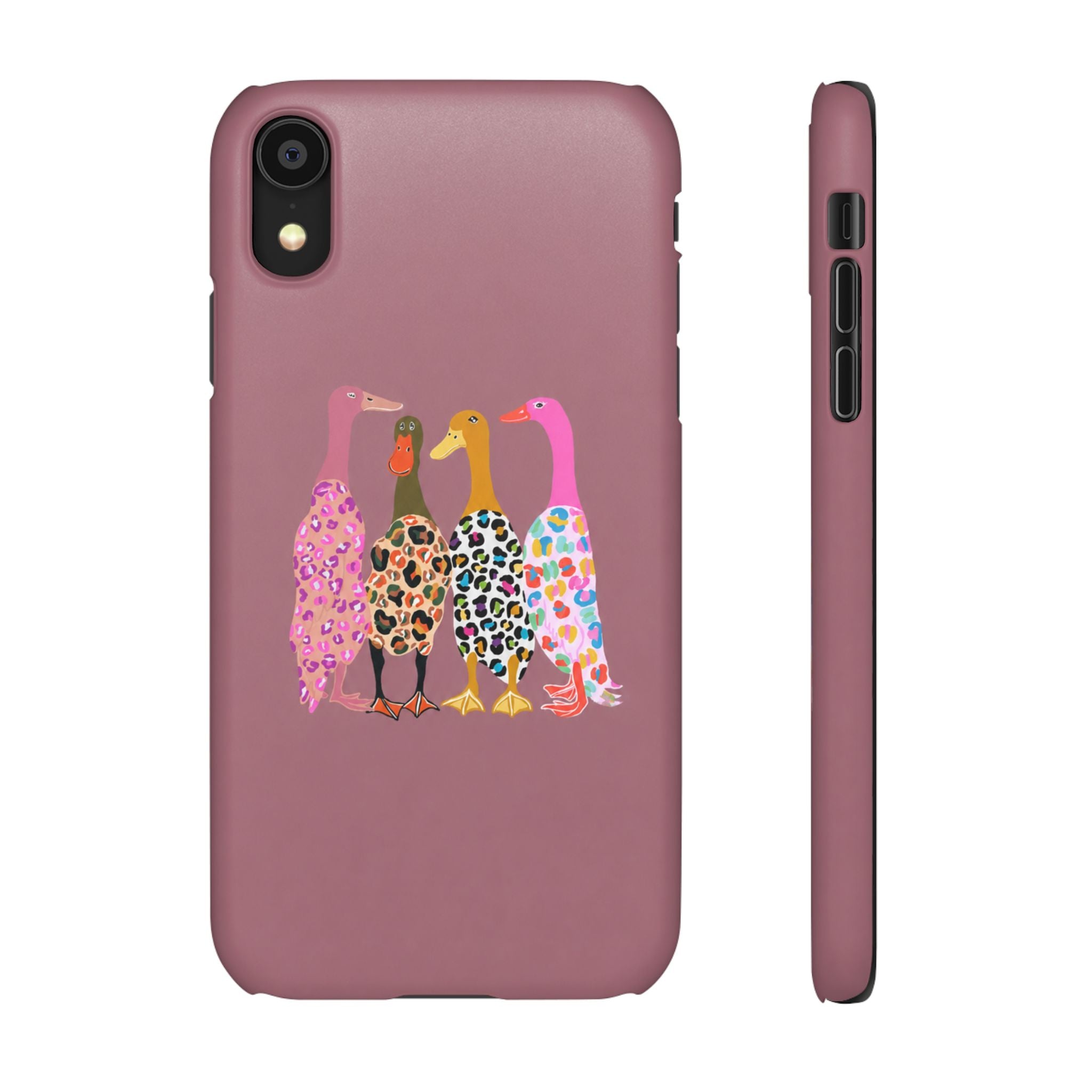 Colorful Leopard Ducks Phone Case