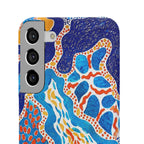 Abstract Blue Pattern Phone Case