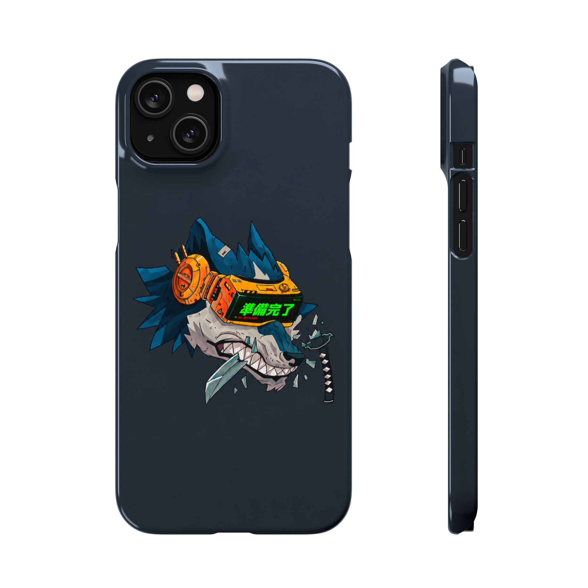 Cyberpunk Wolf Phone Case
