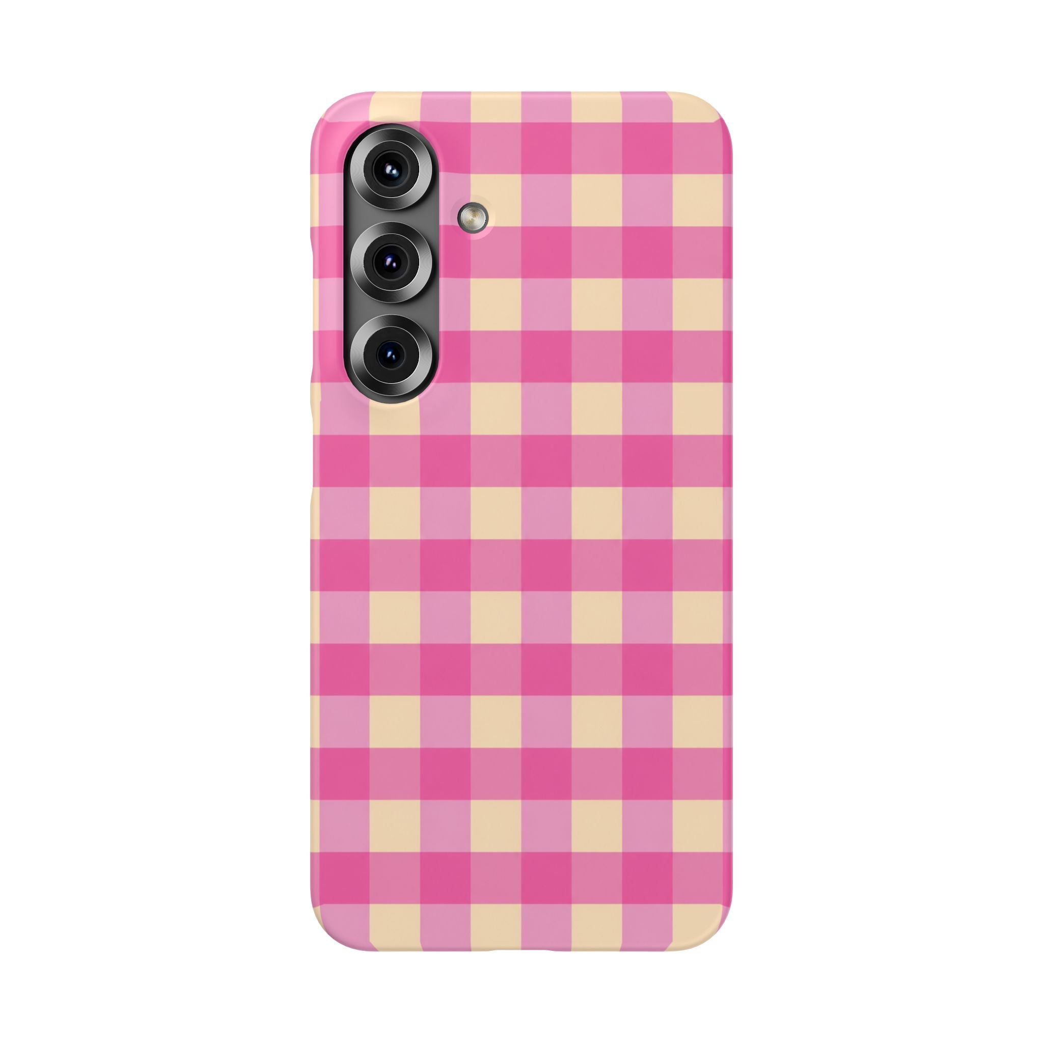 Pink Gingham Phone Case