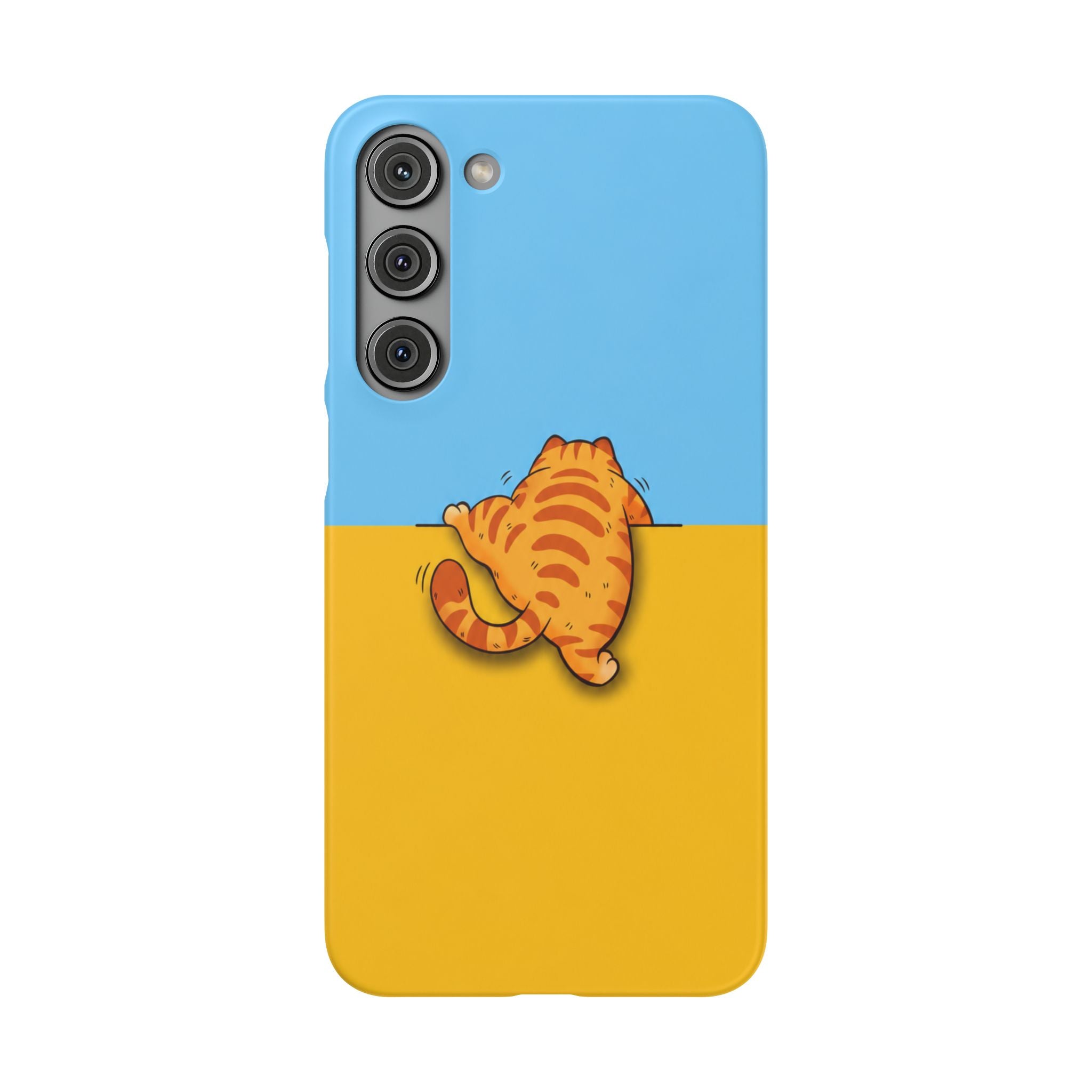 Peekaboo Orange Cat Phone Case