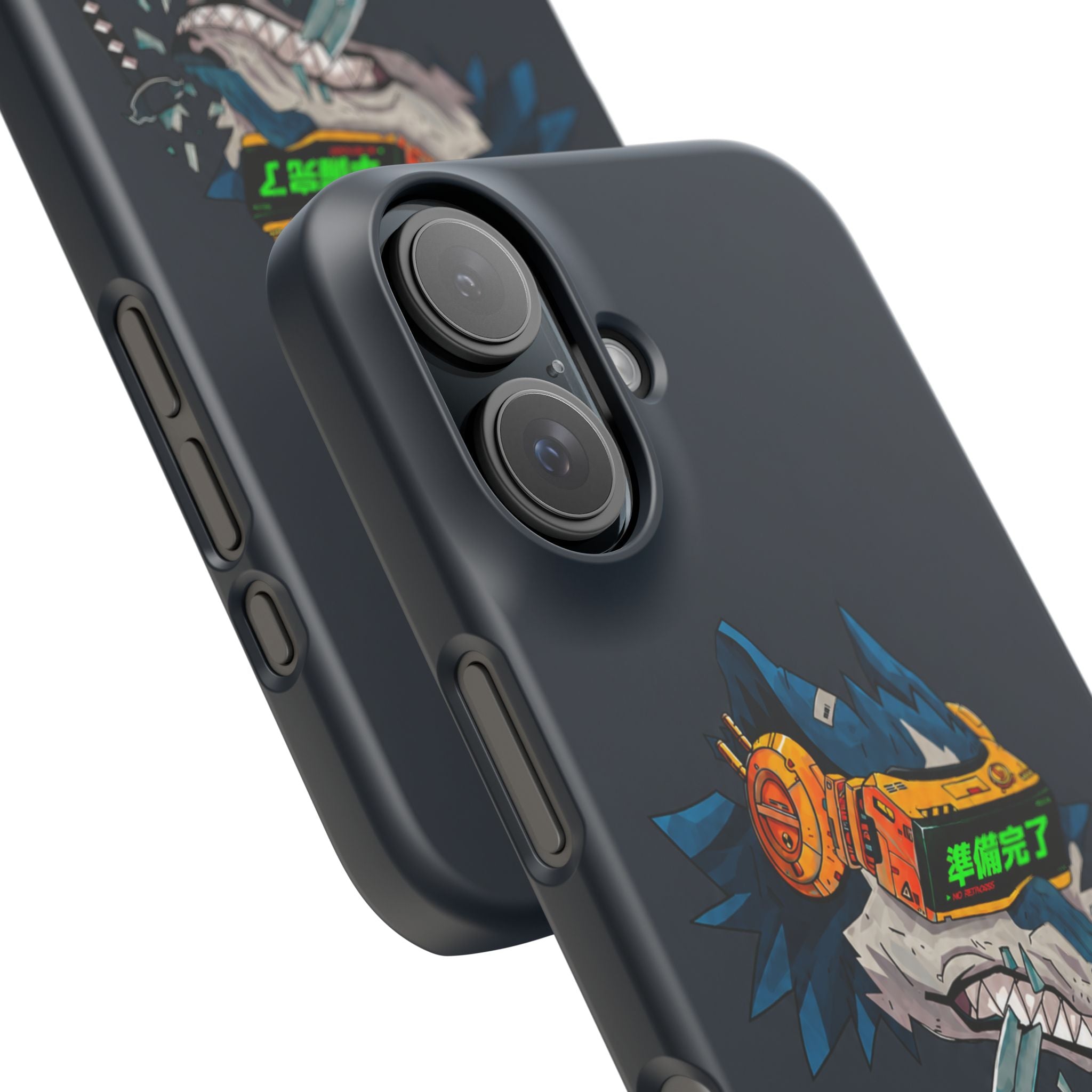 Cyberpunk Wolf Phone Case