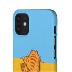 Peekaboo Orange Cat Phone Case