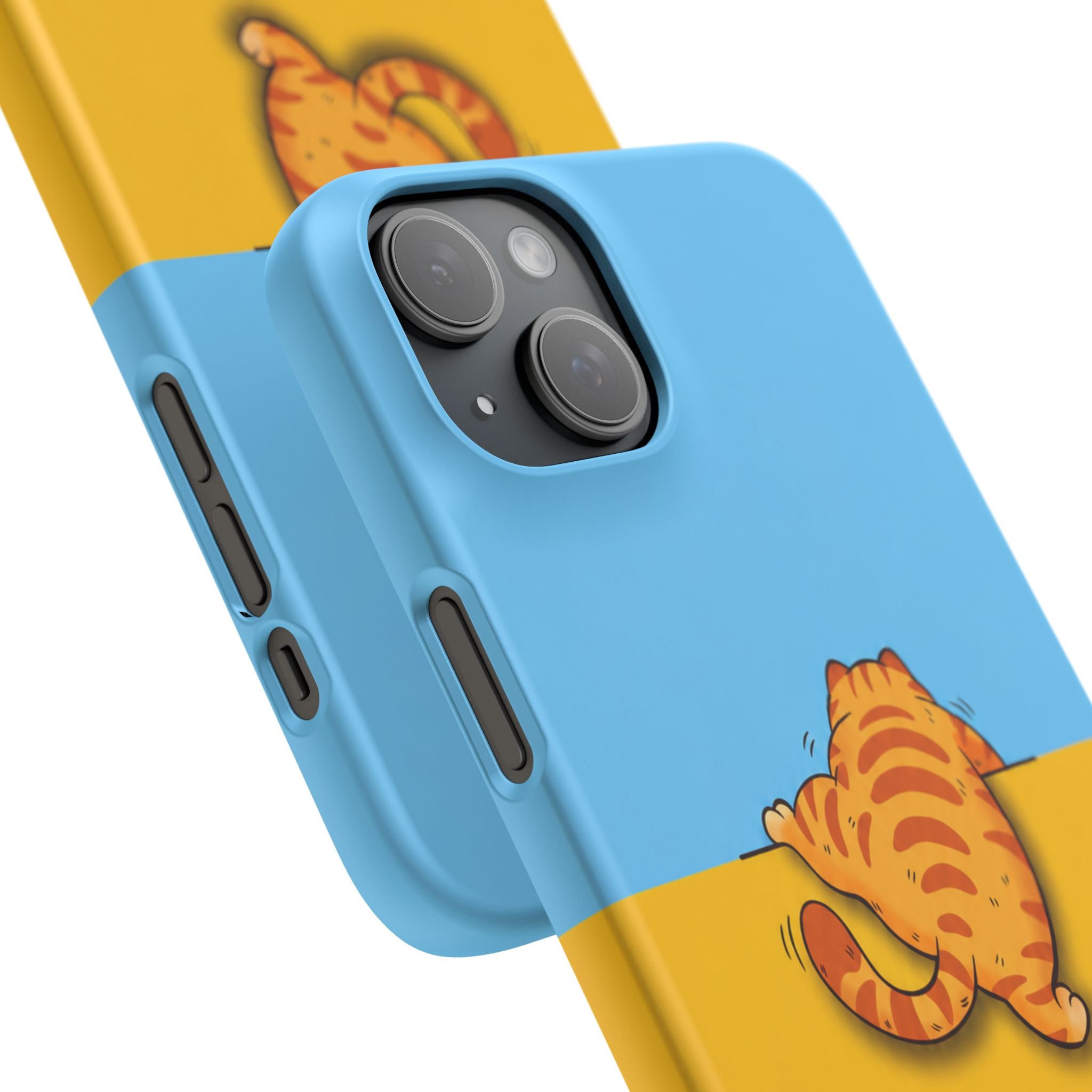 Peekaboo Orange Cat Phone Case
