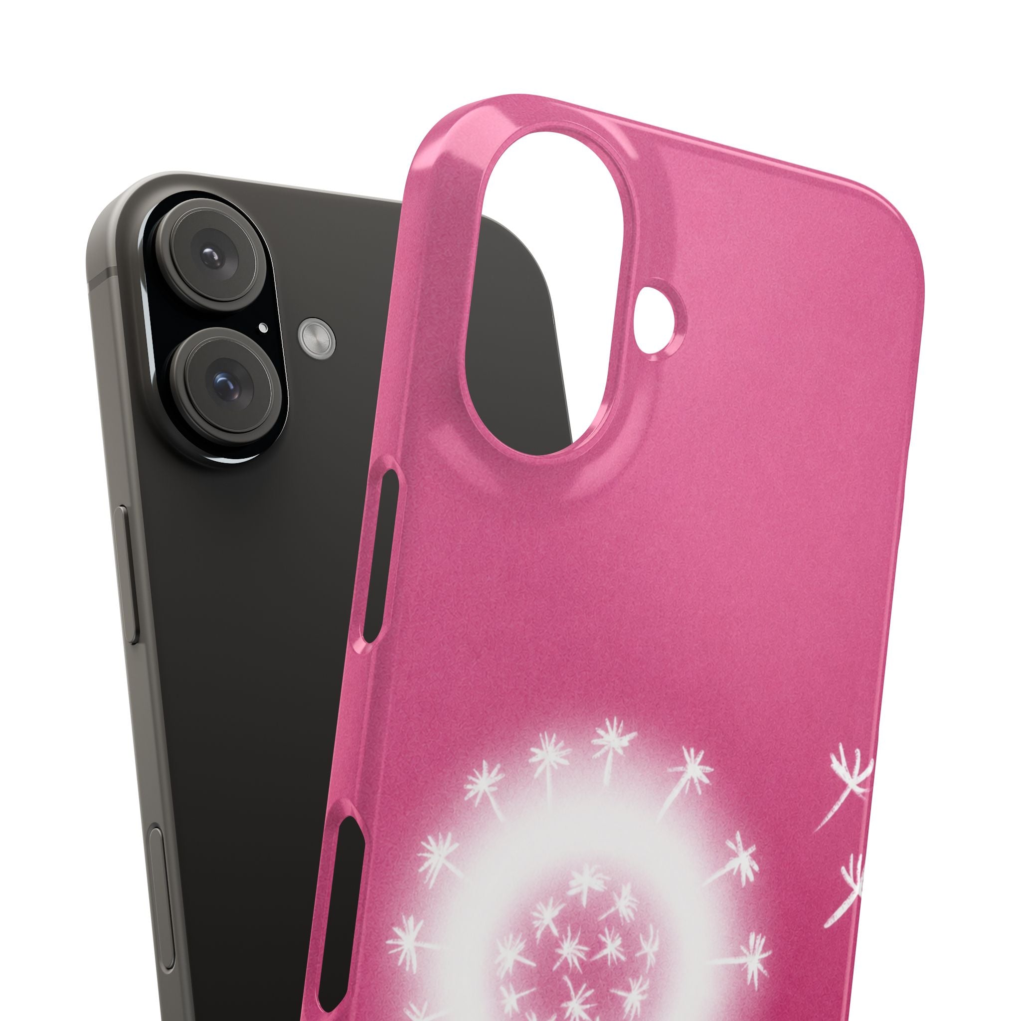 Pink Dandelion Phone Case