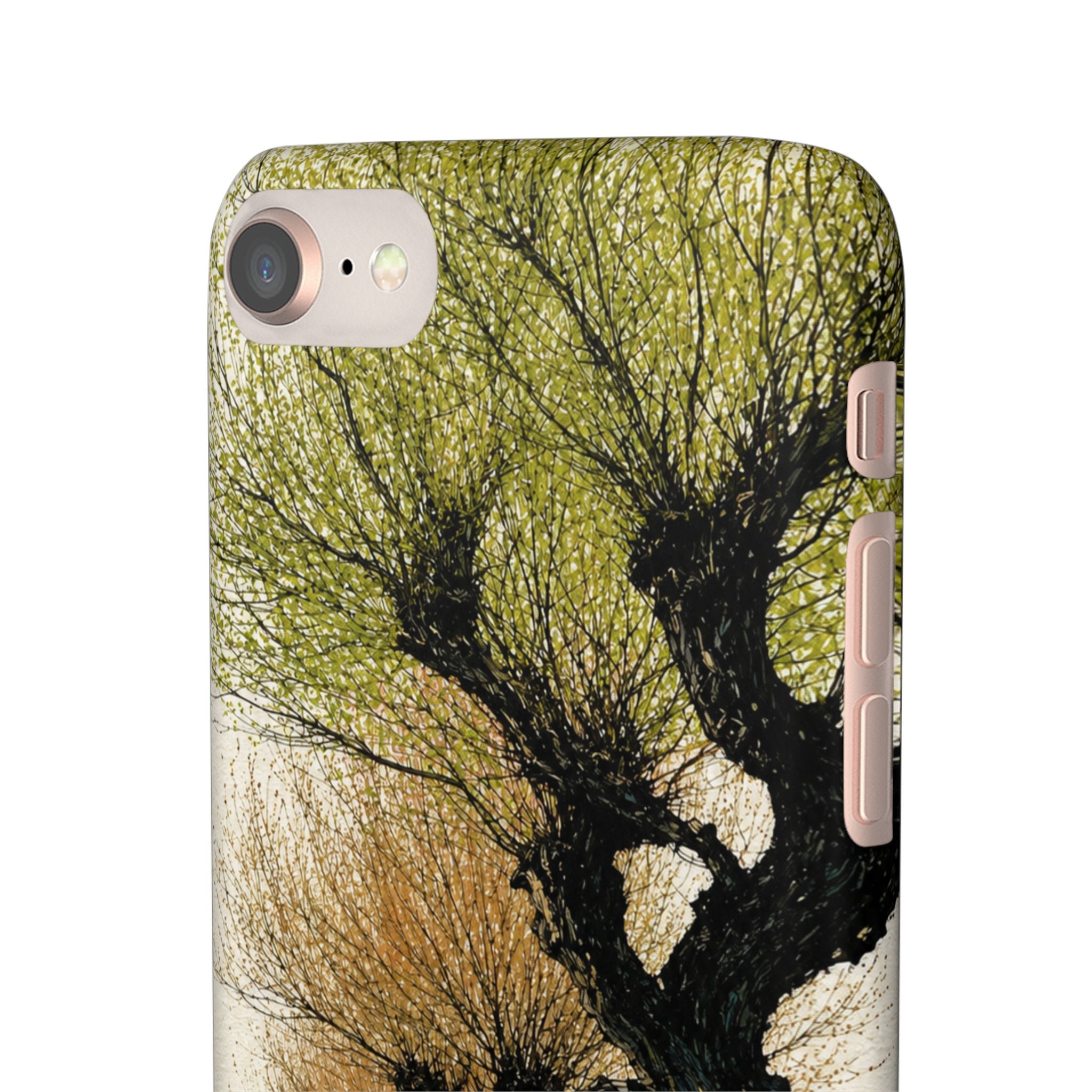 Serene Willow Landscape Phone Case