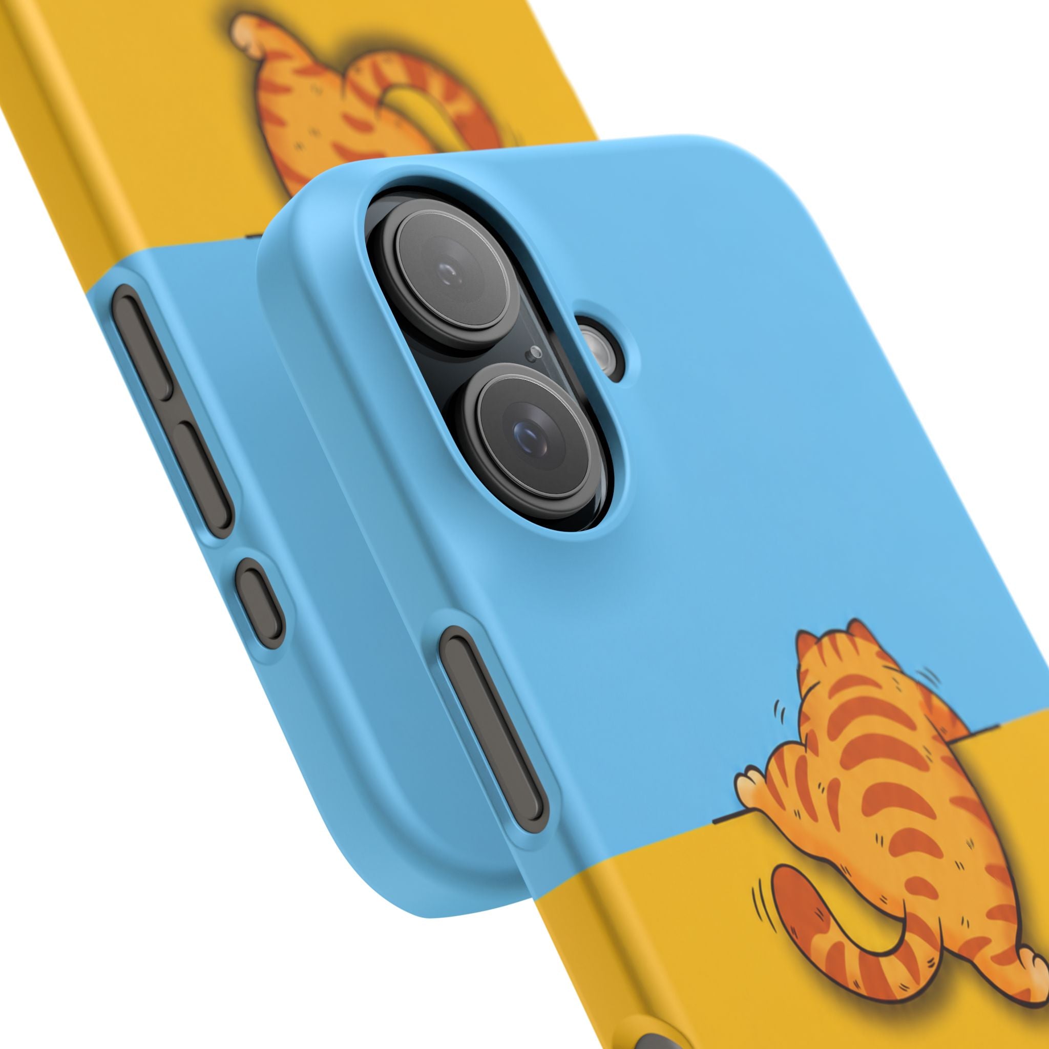 Peekaboo Orange Cat Phone Case