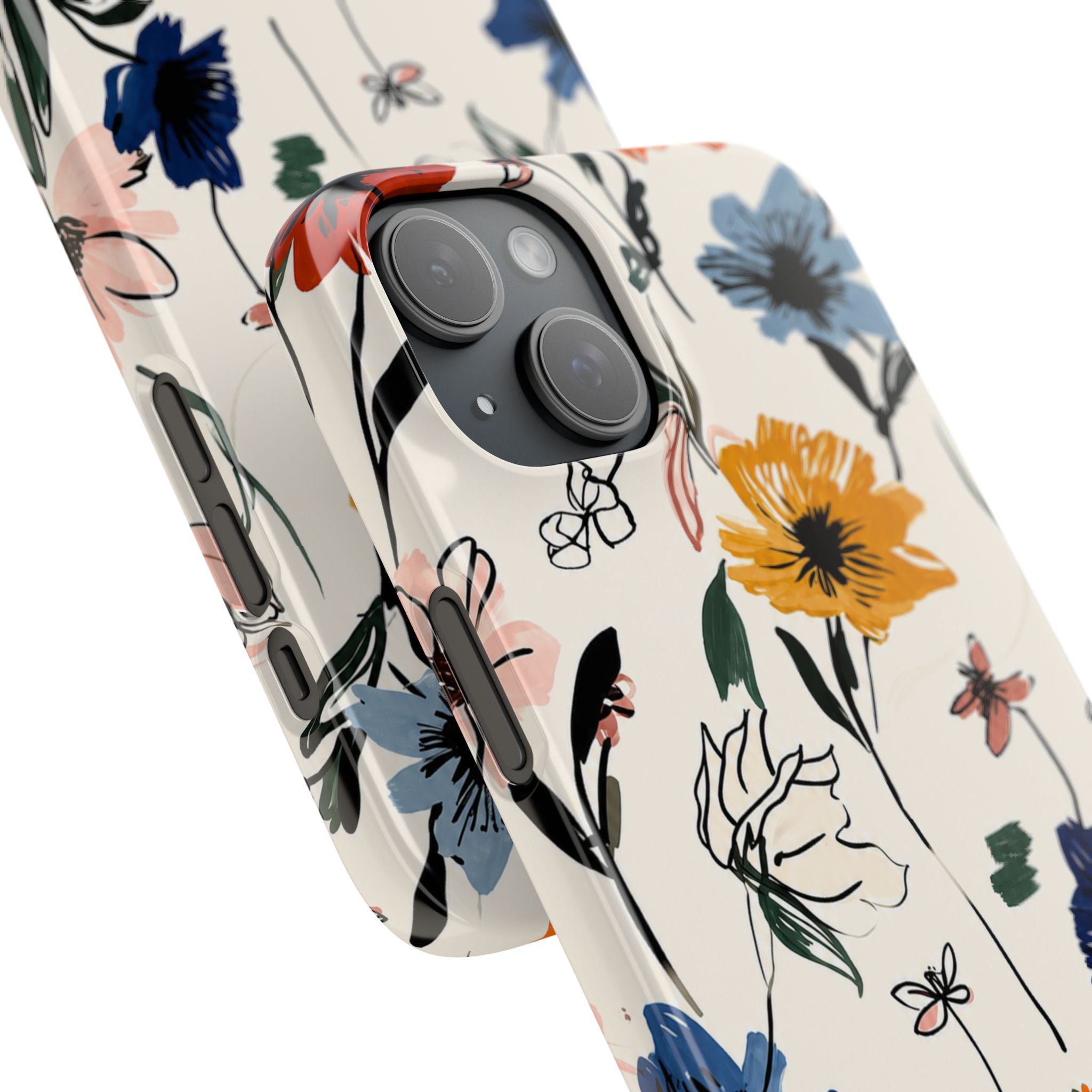 Wildflower Sketch Phone Case