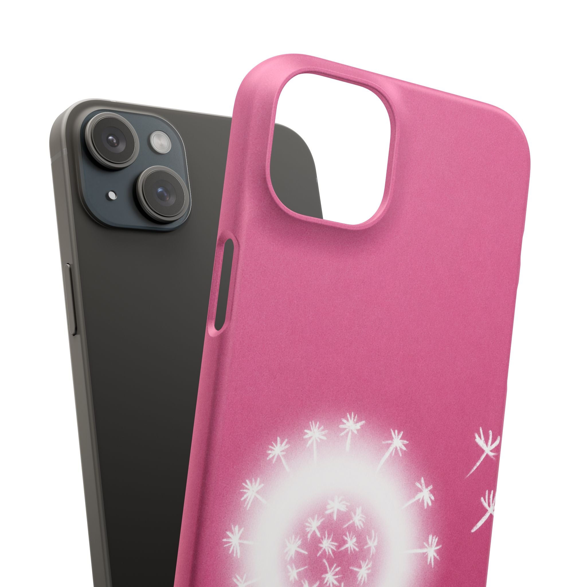 Pink Dandelion Phone Case