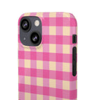 Pink Gingham Phone Case