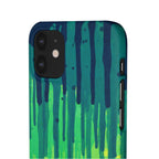 Liquid Emerald – Abstract Drip Phone Case
