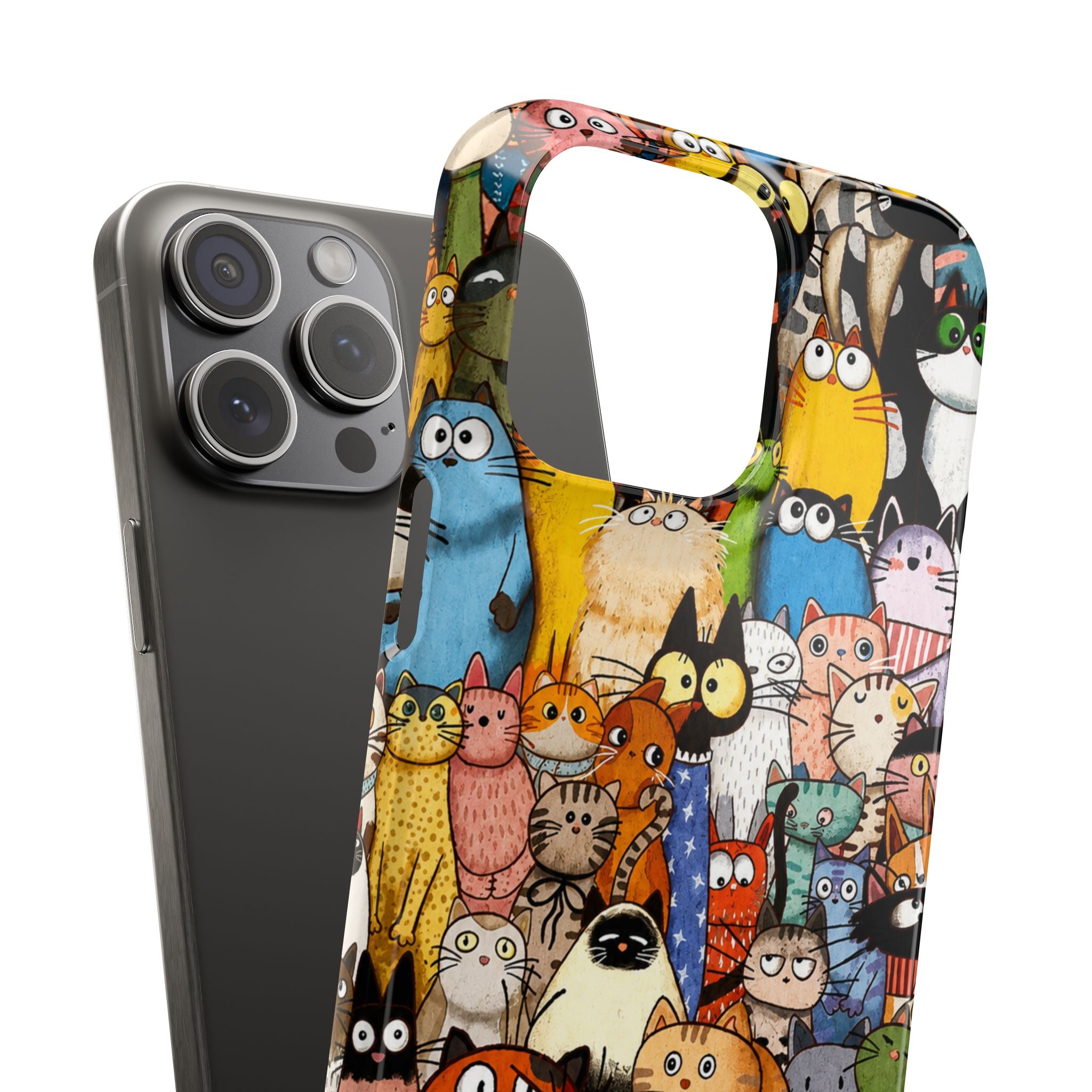 Cute Cat Pattern Phone Case