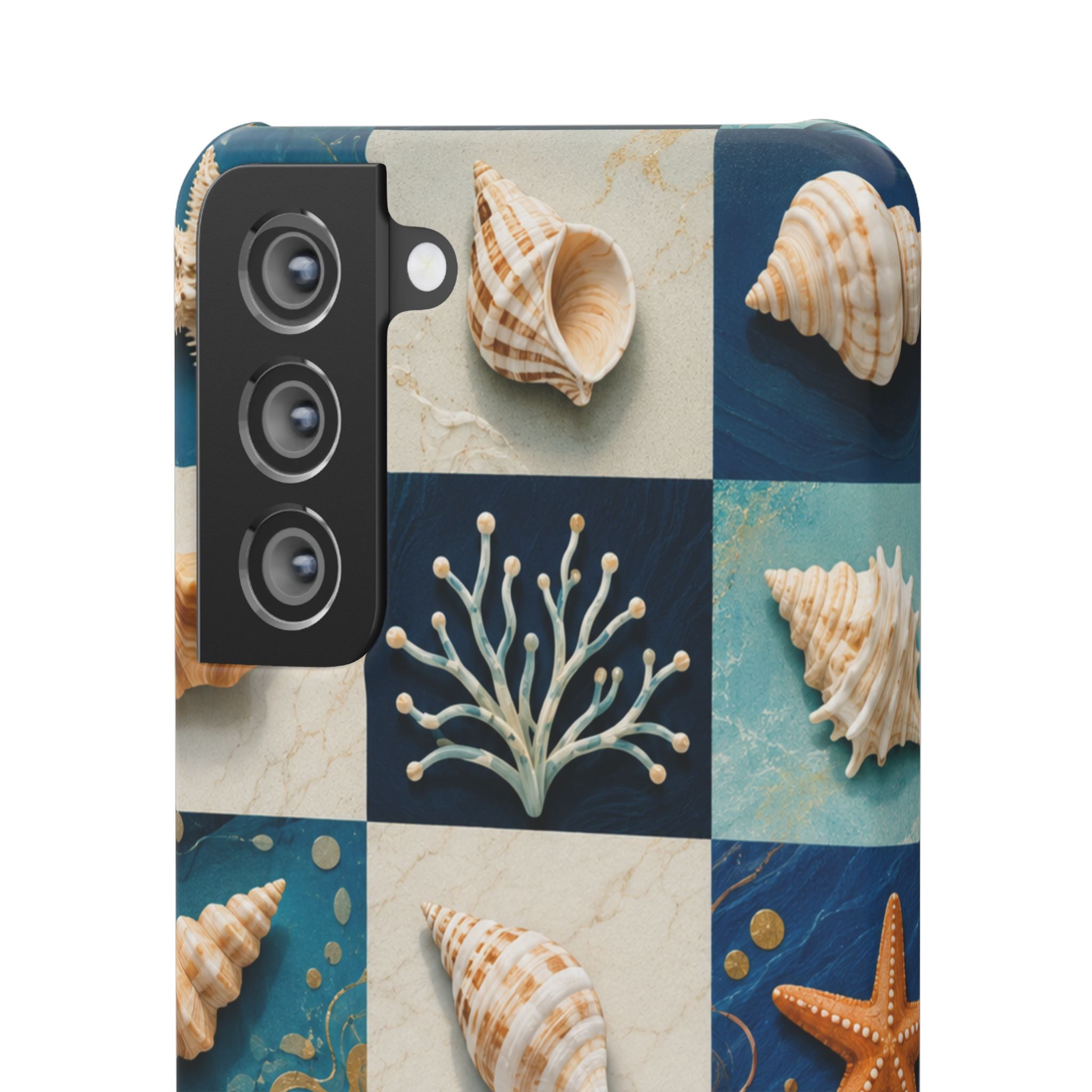 Coastal Seashell Mosaic Phone Case