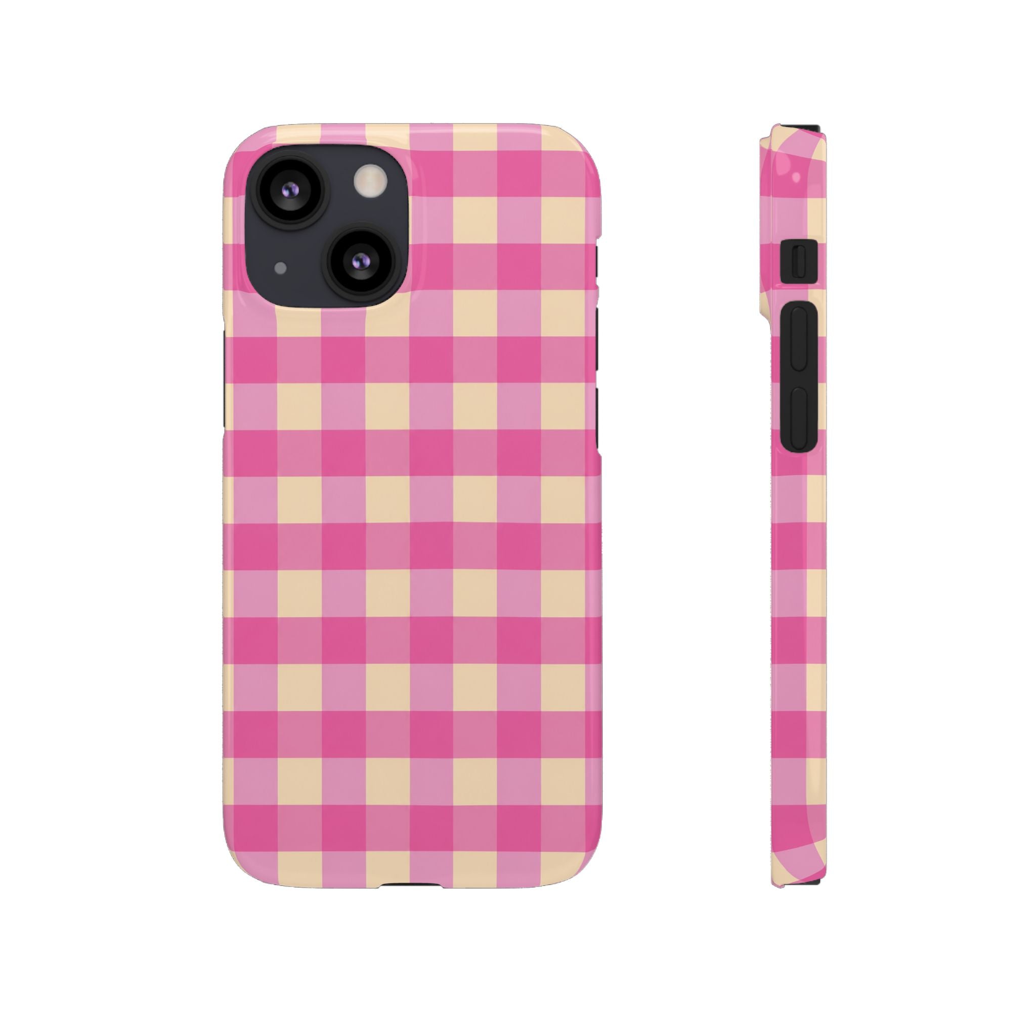 Pink Gingham Phone Case
