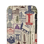 Vintage Travel Stamps Phone Case