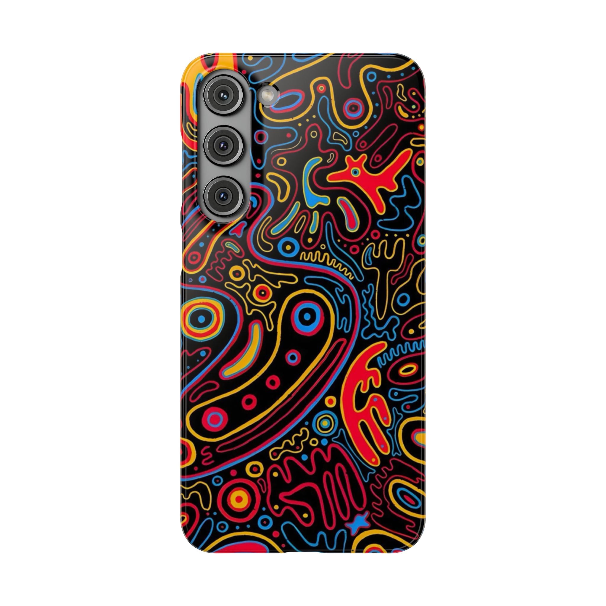Neon Maze Phone Case