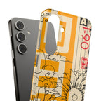 Retro Cassette Floral Phone Case
