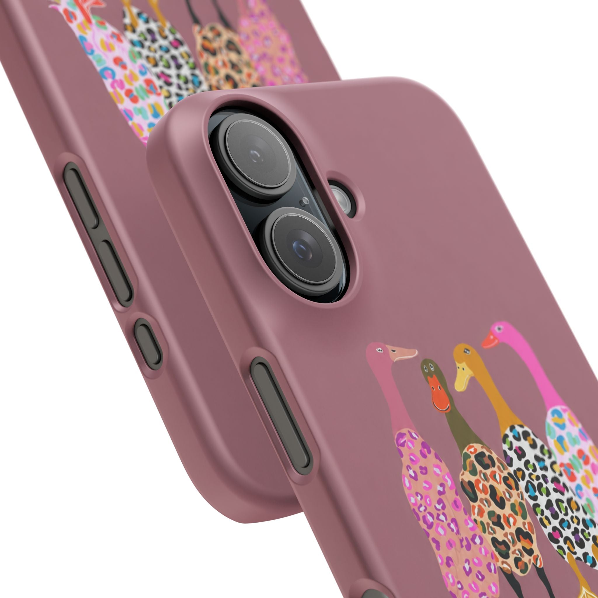 Colorful Leopard Ducks Phone Case