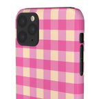 Pink Gingham Phone Case