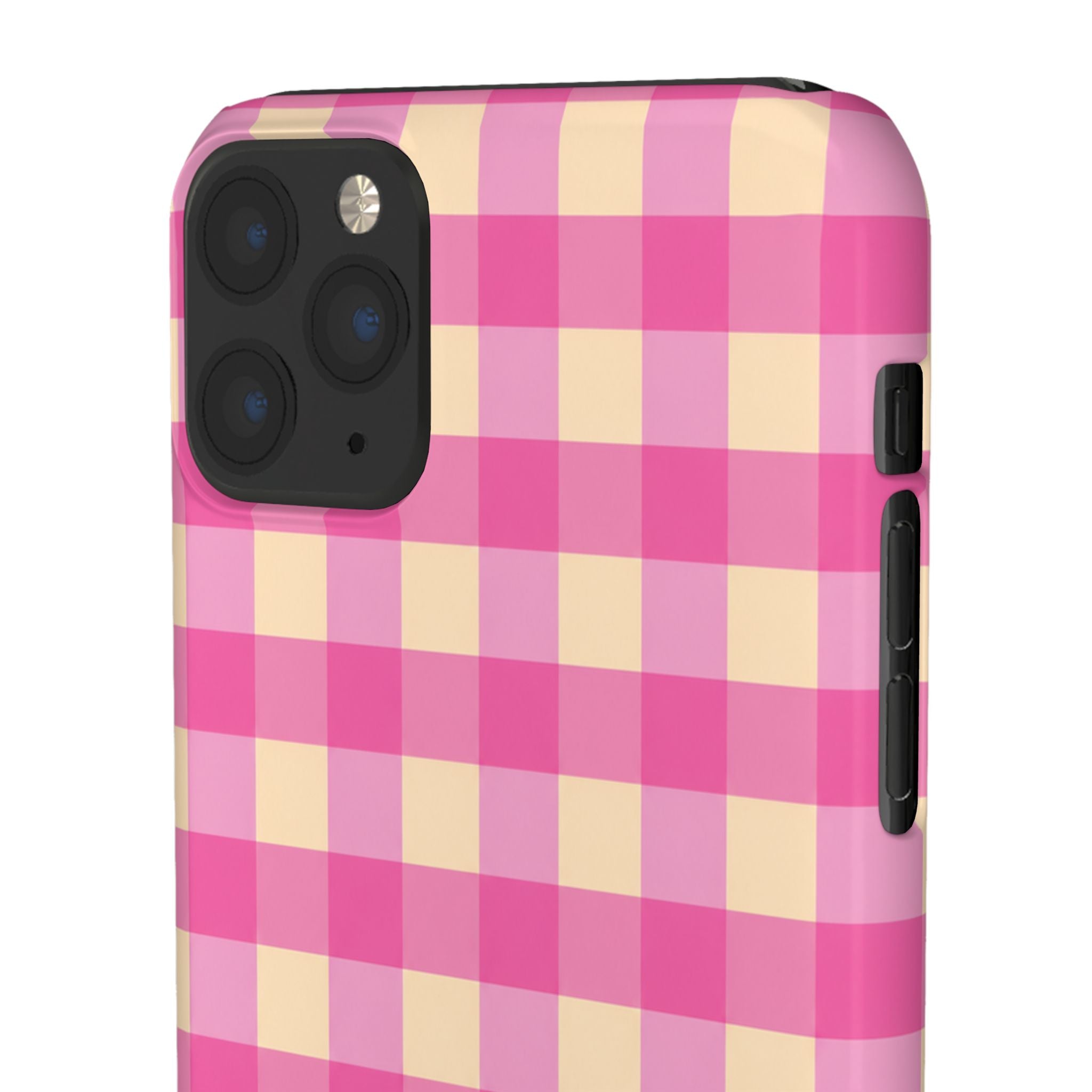Pink Gingham Phone Case