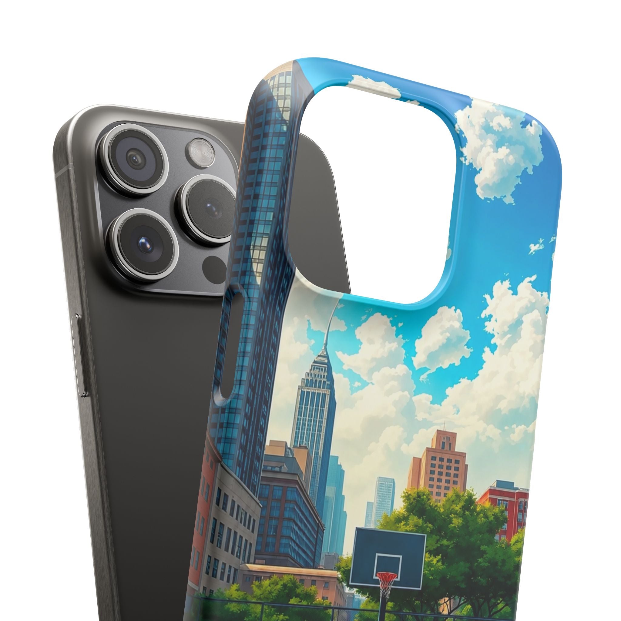 Urban Basketball Court Phone Case