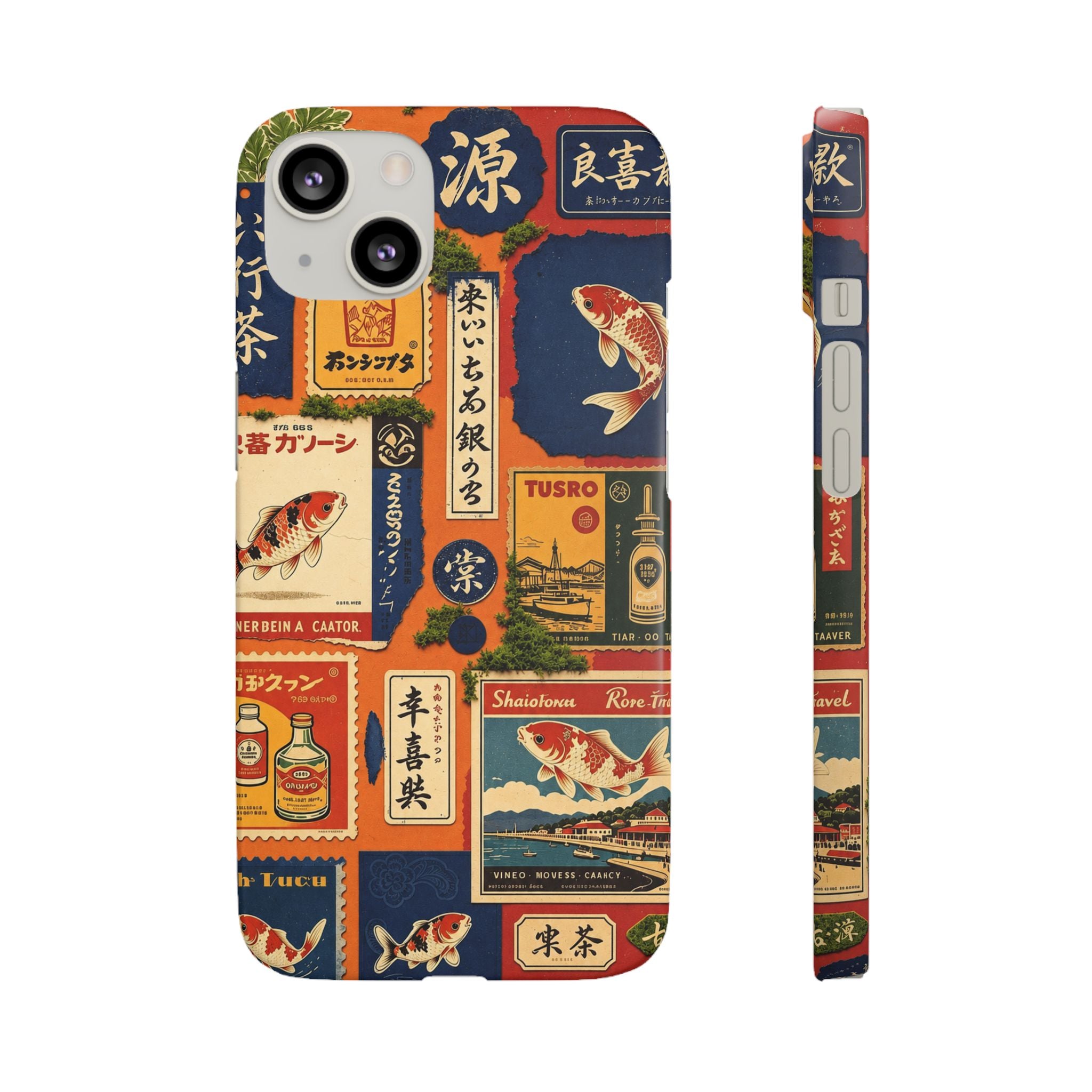 Vintage Japanese Koi Phone Case