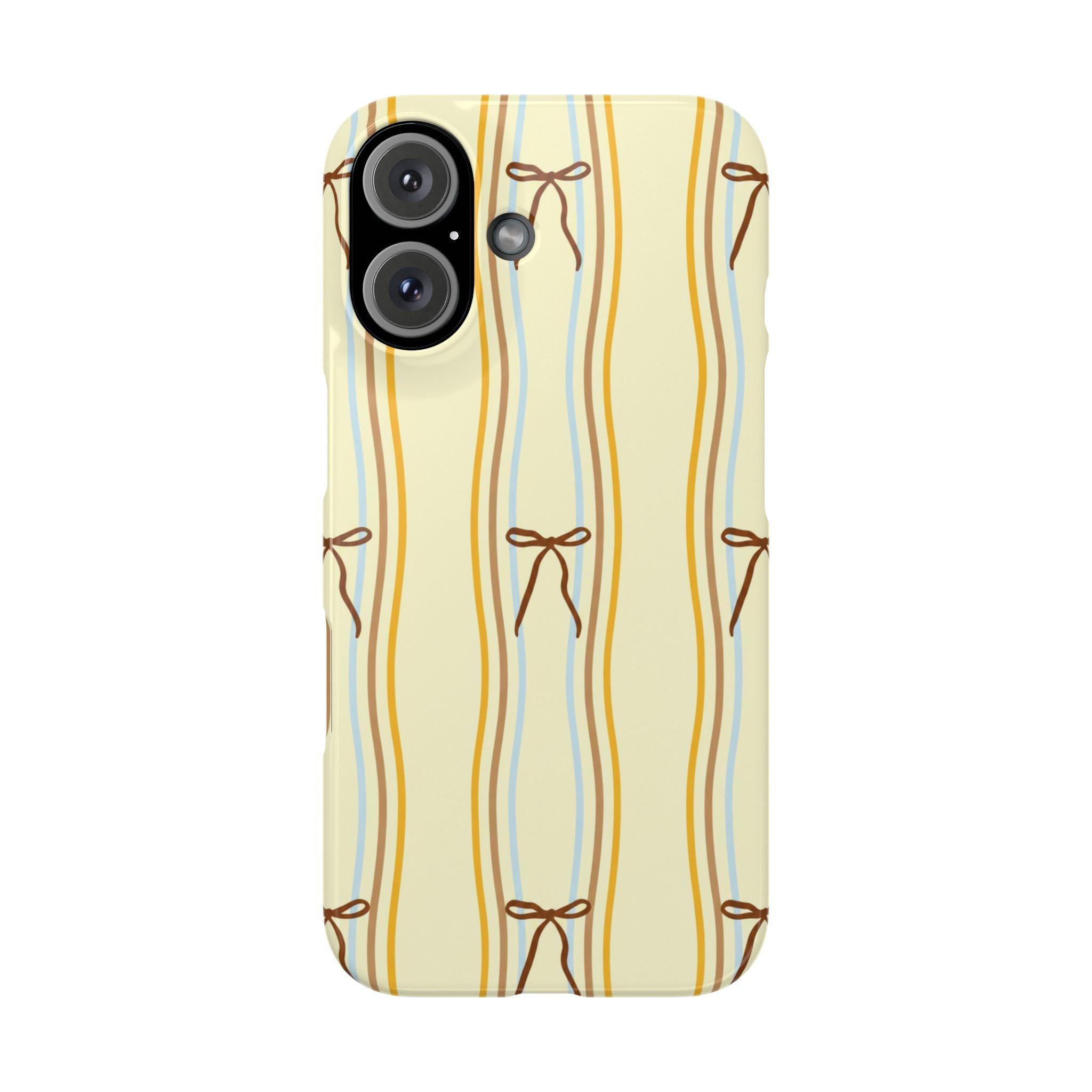 Bow Stripe Phone Case