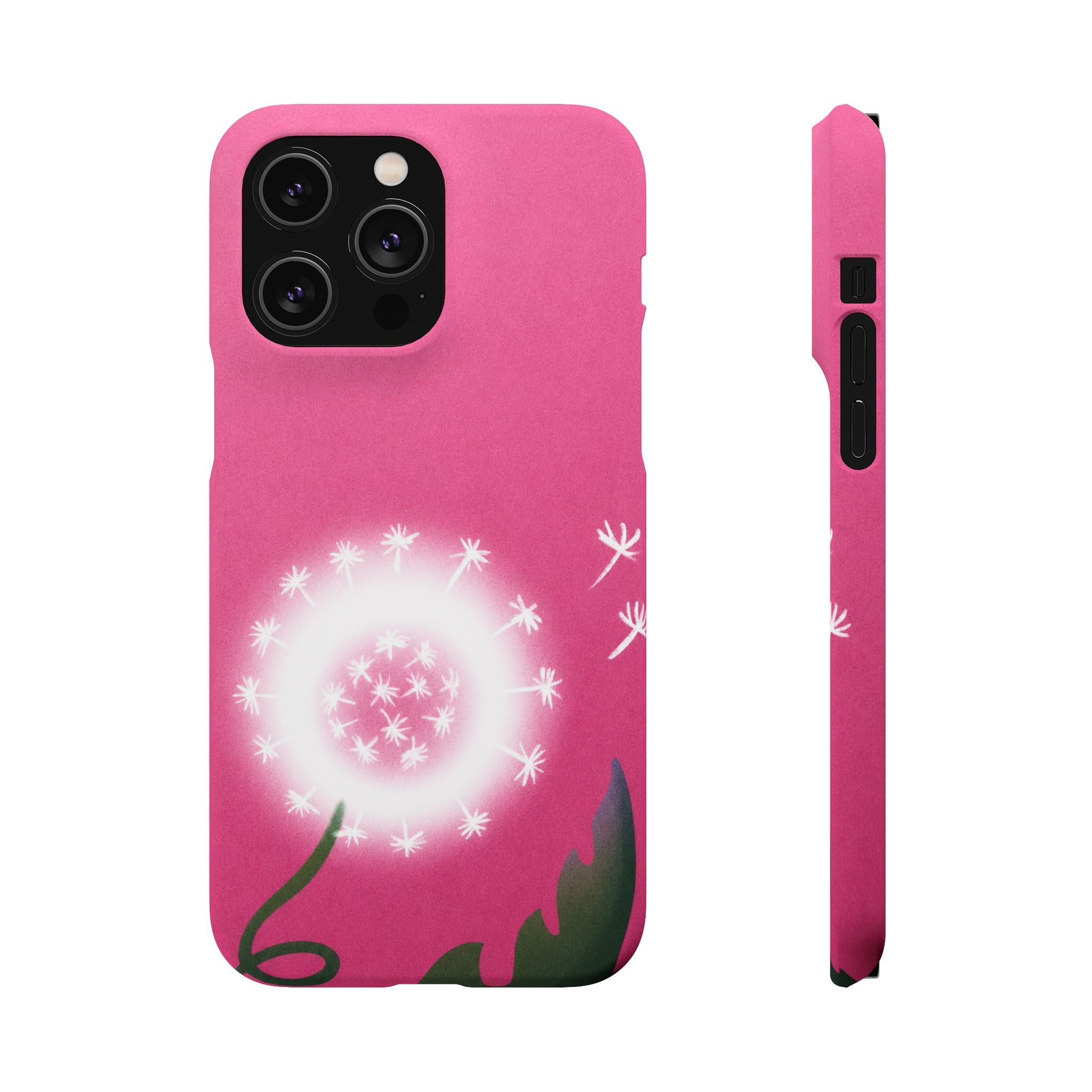 Pink Dandelion Phone Case