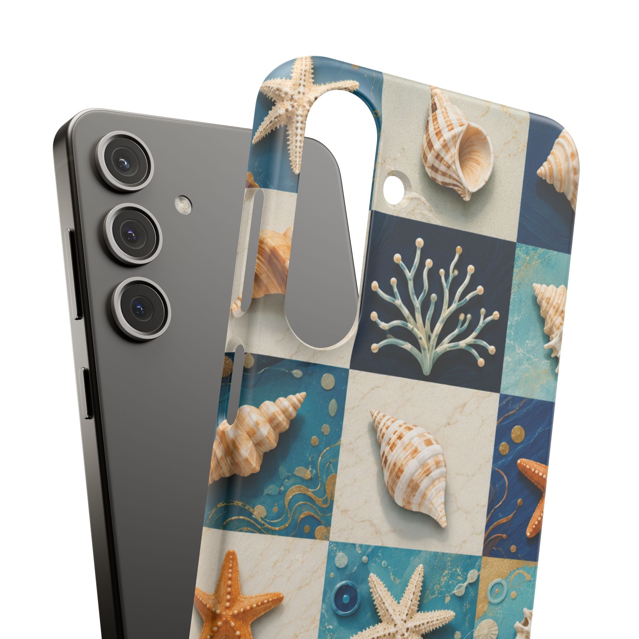 Coastal Seashell Mosaic Phone Case