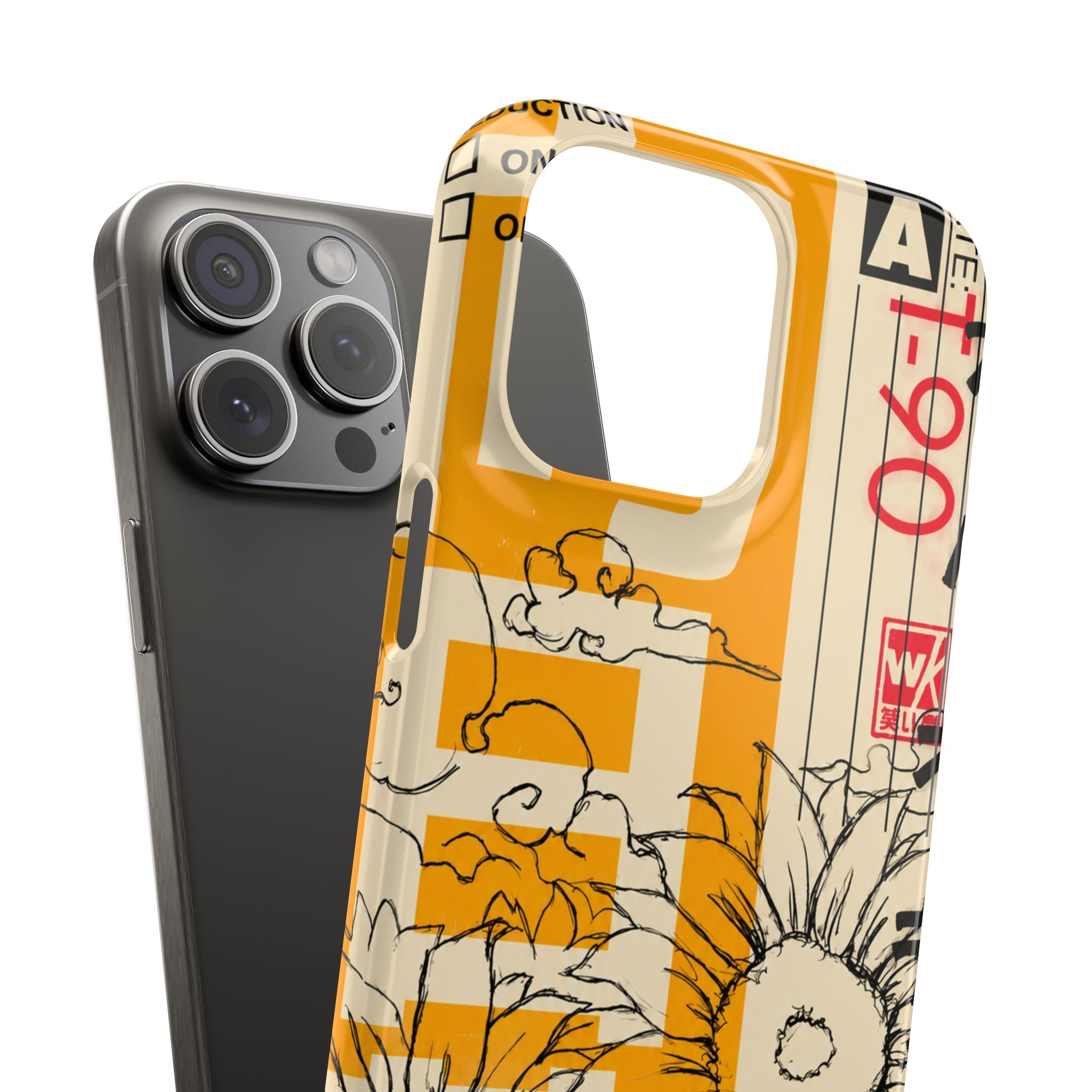 Retro Cassette Floral Phone Case