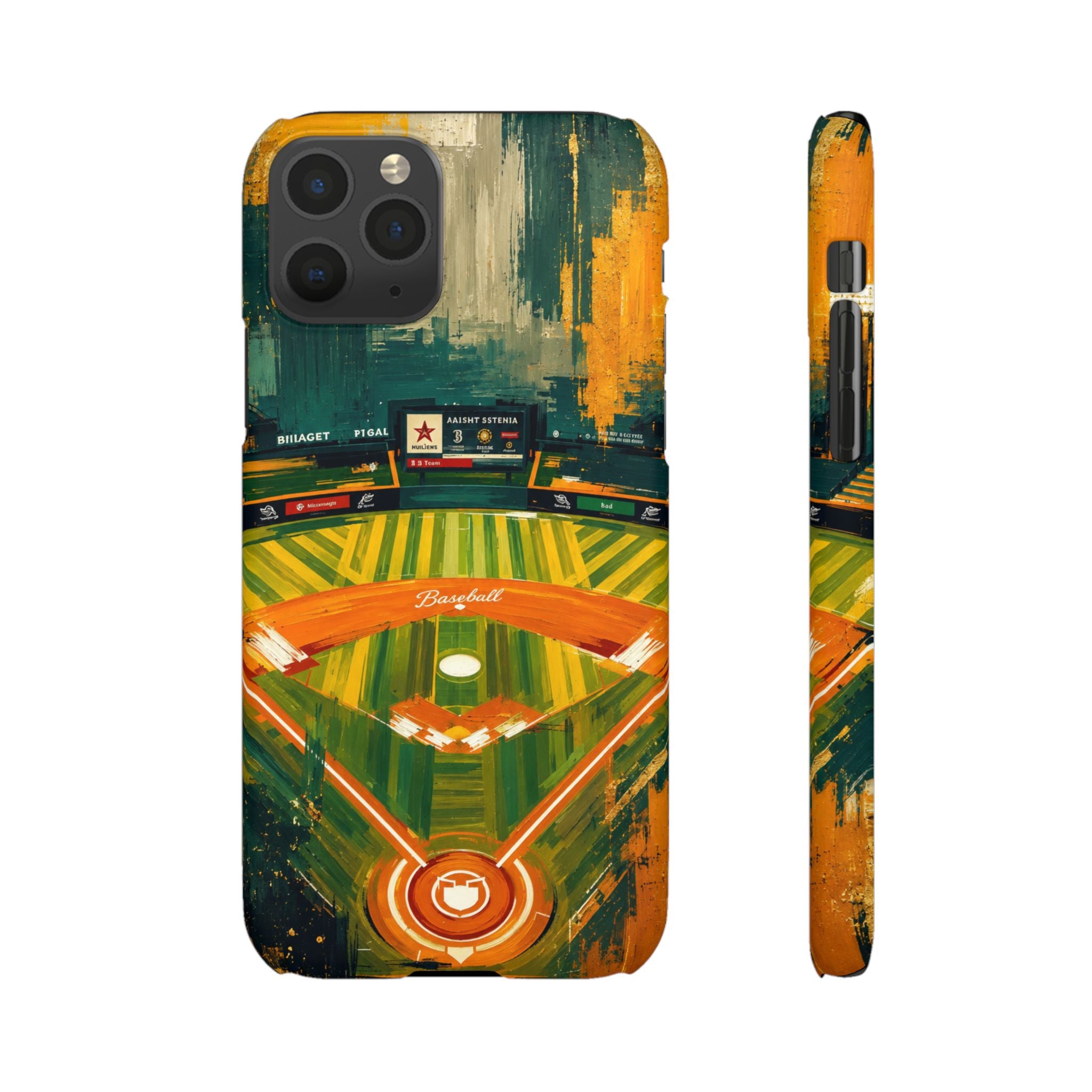 Abstract Baseball Stadium Phone Case
