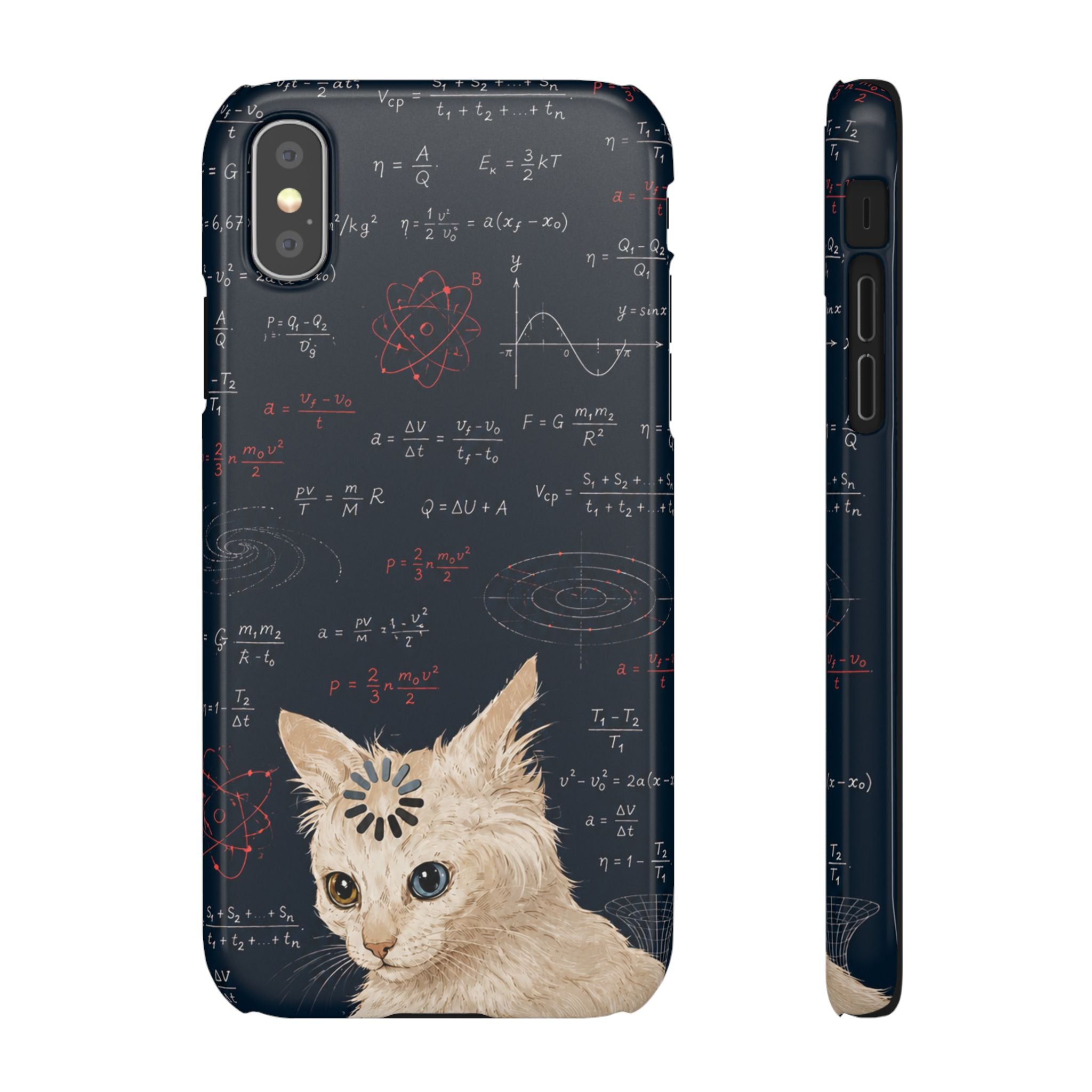 Quantum Kitty Physics Phone Case
