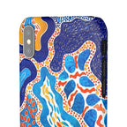 Abstract Blue Pattern Phone Case