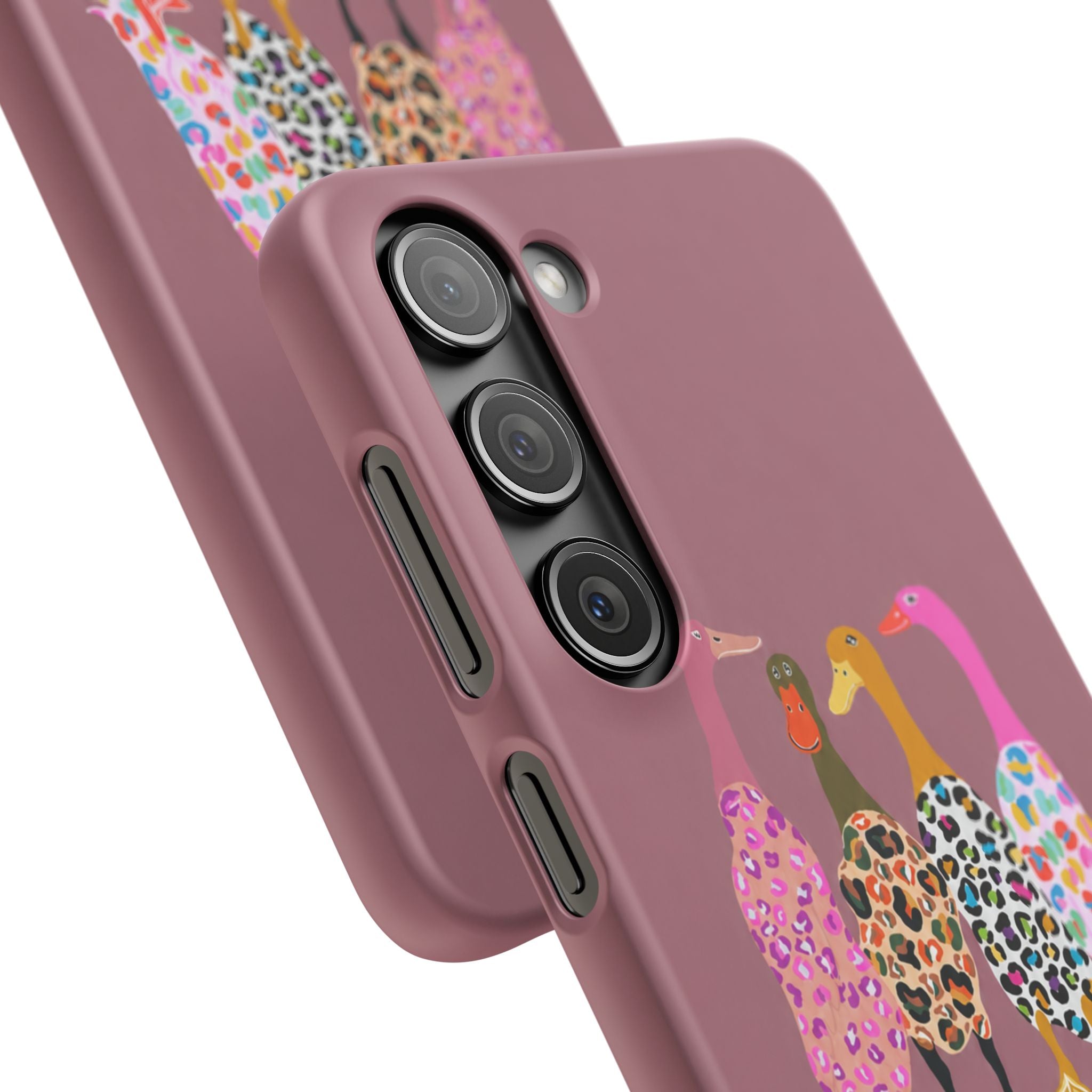 Colorful Leopard Ducks Phone Case