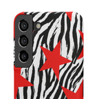 Retro Zebra Stars Phone Case