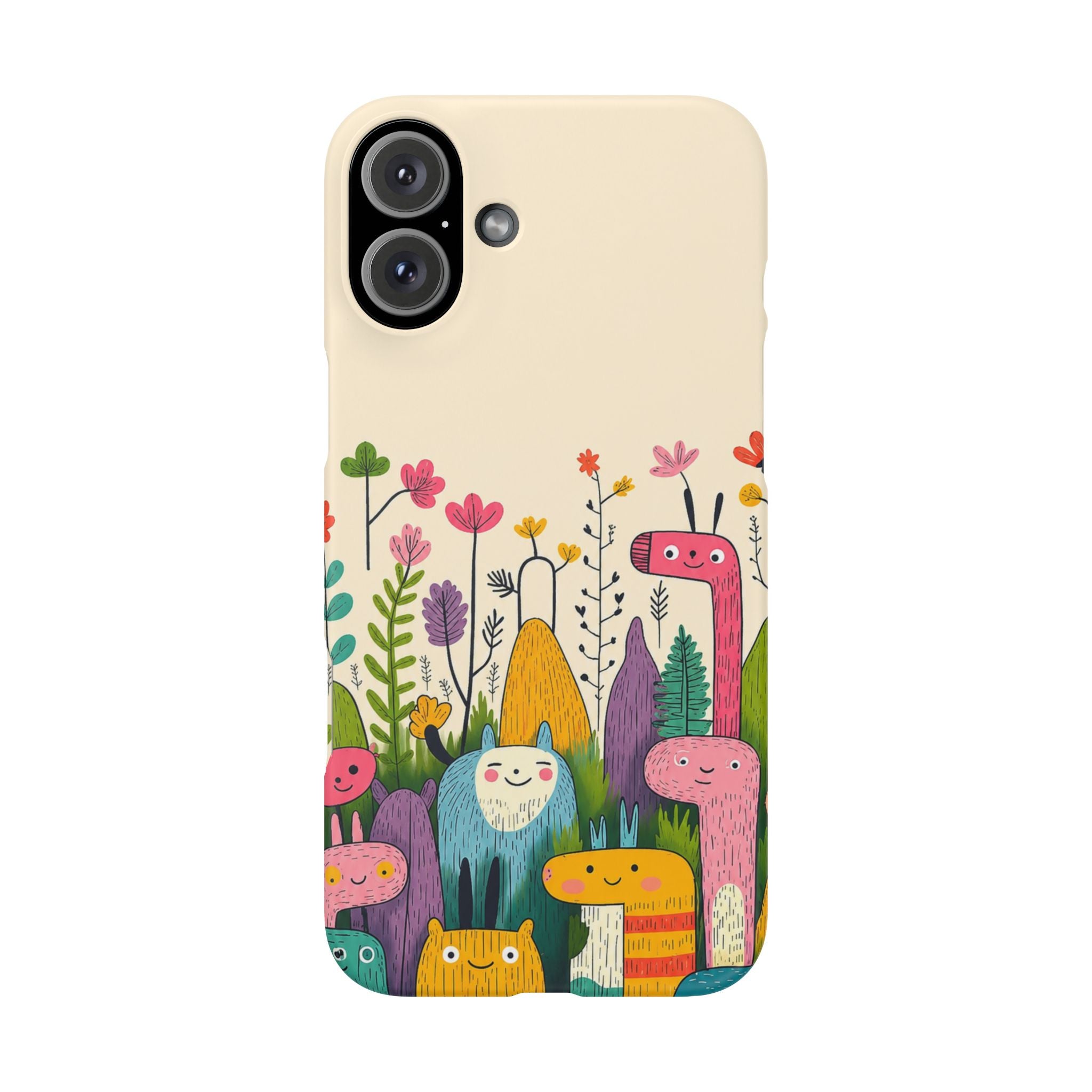 Cute Monster Garden Phone Case