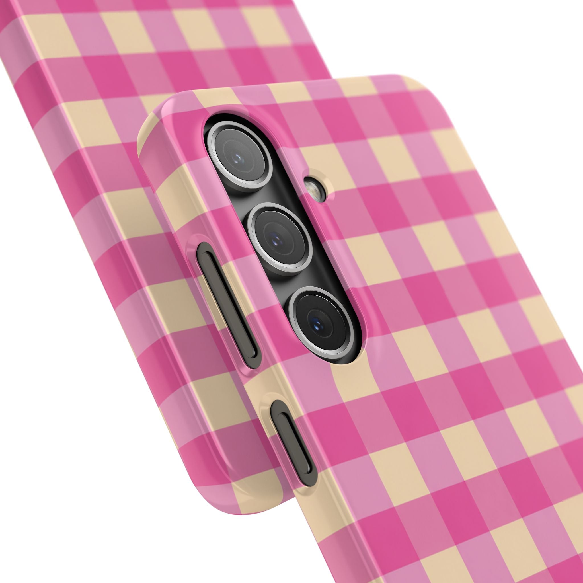 Pink Gingham Phone Case
