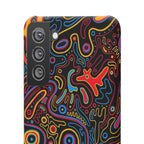 Neon Maze Phone Case