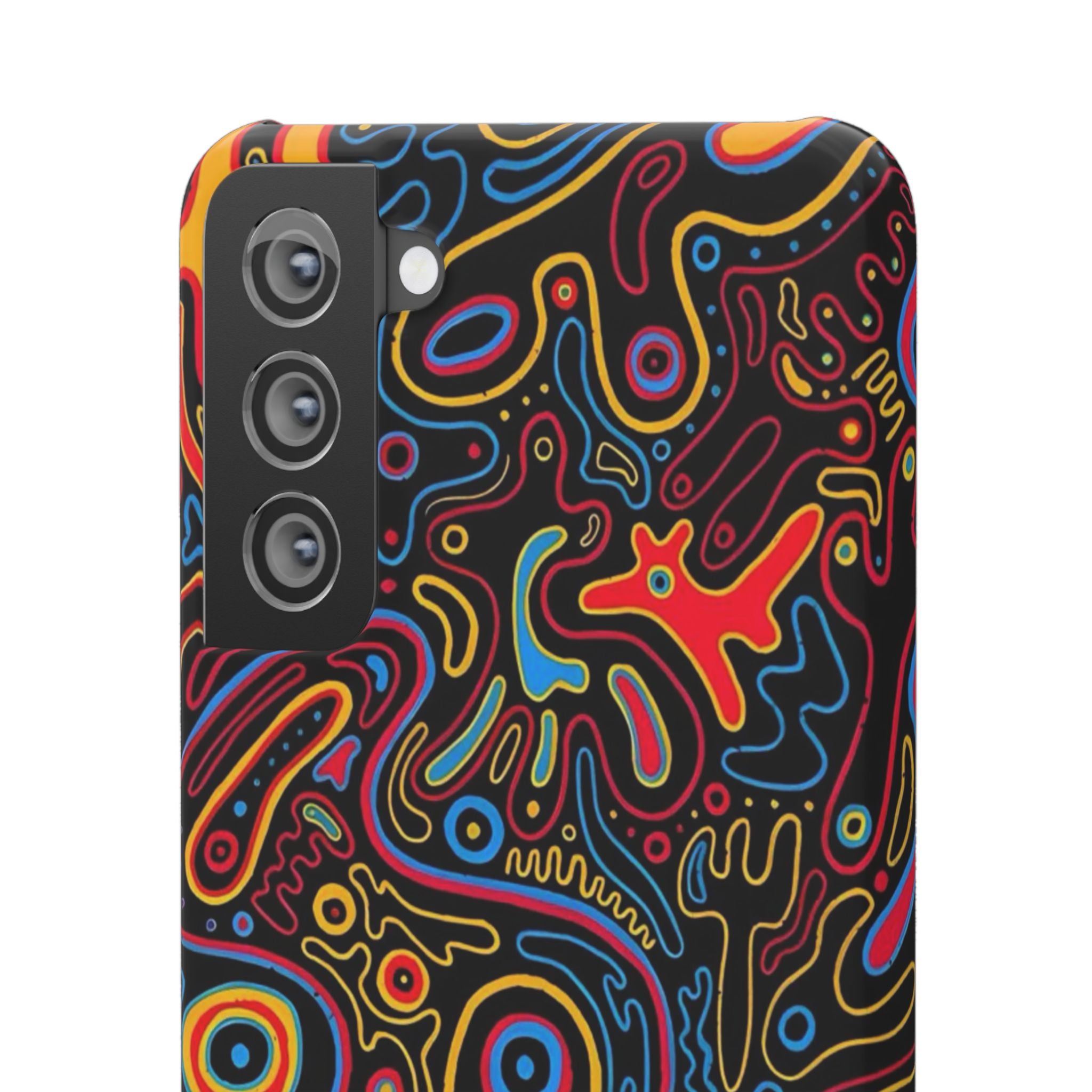 Neon Maze Phone Case