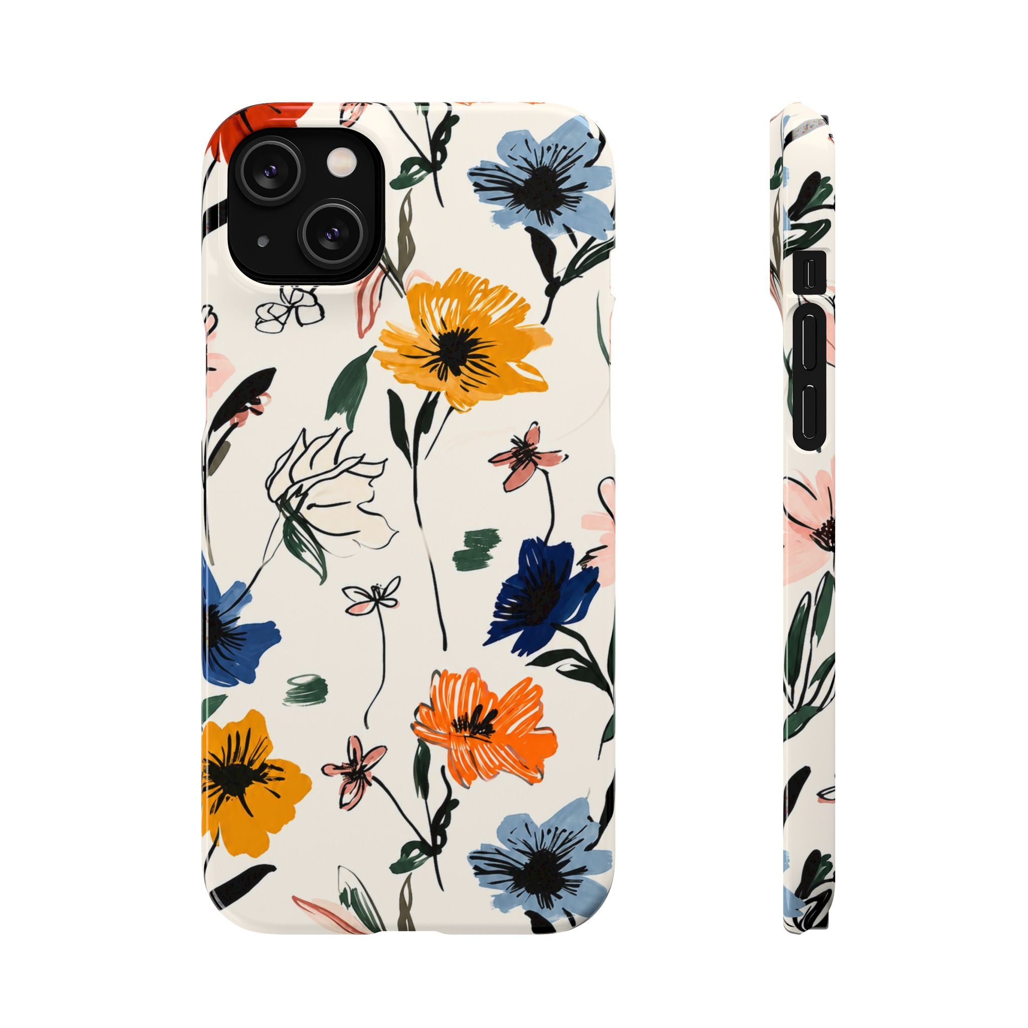 Wildflower Sketch Phone Case