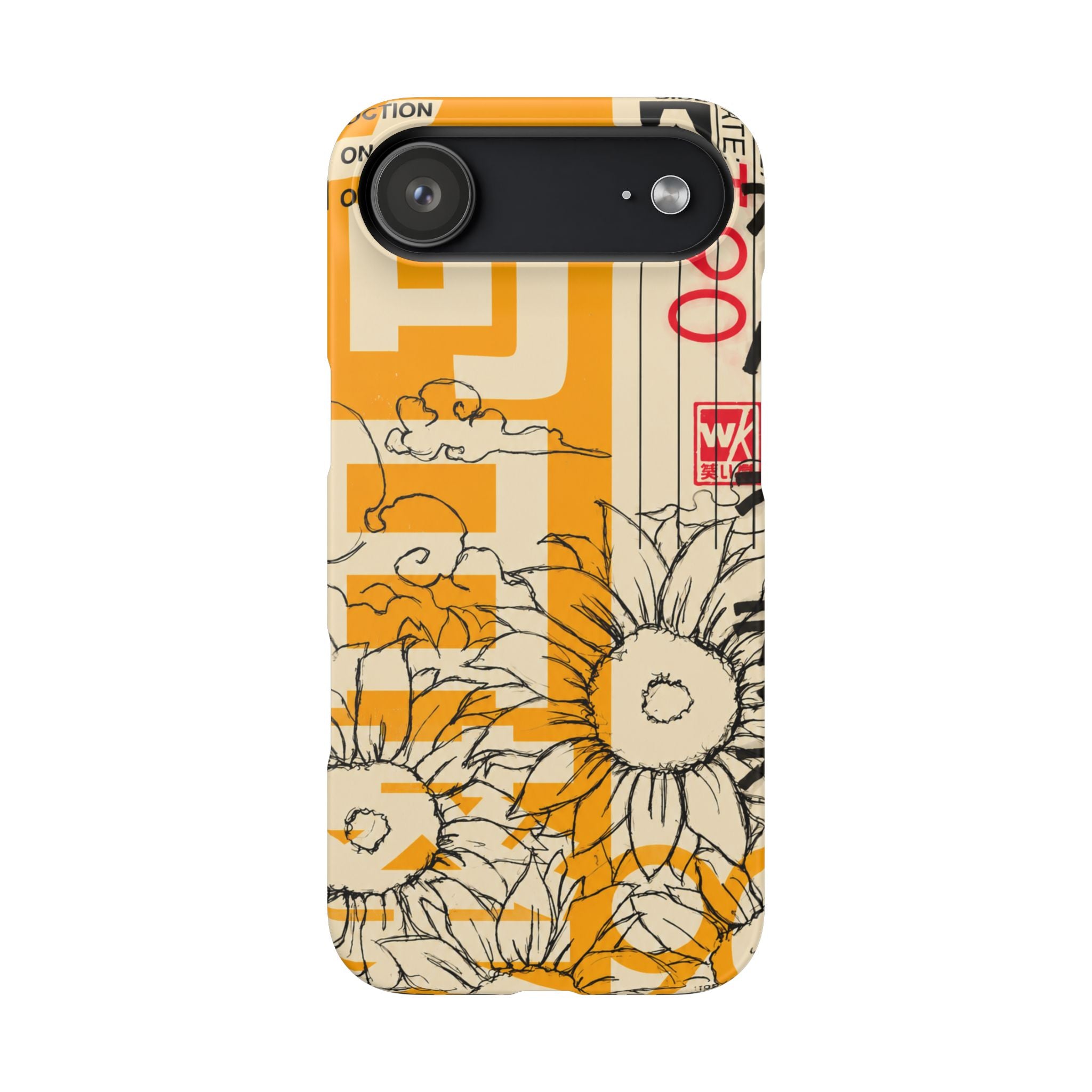 Retro Cassette Floral Phone Case