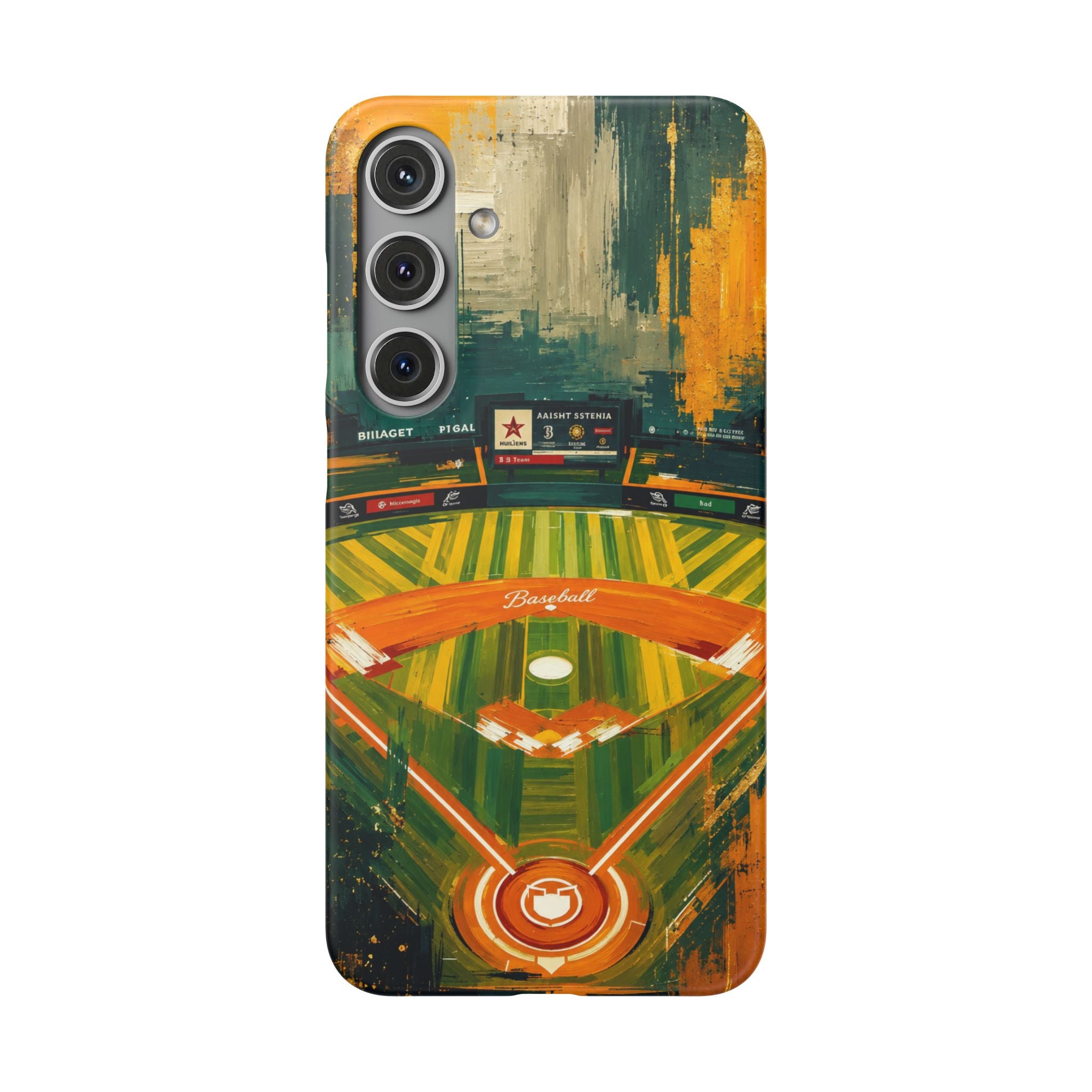 Abstract Baseball Stadium Phone Case