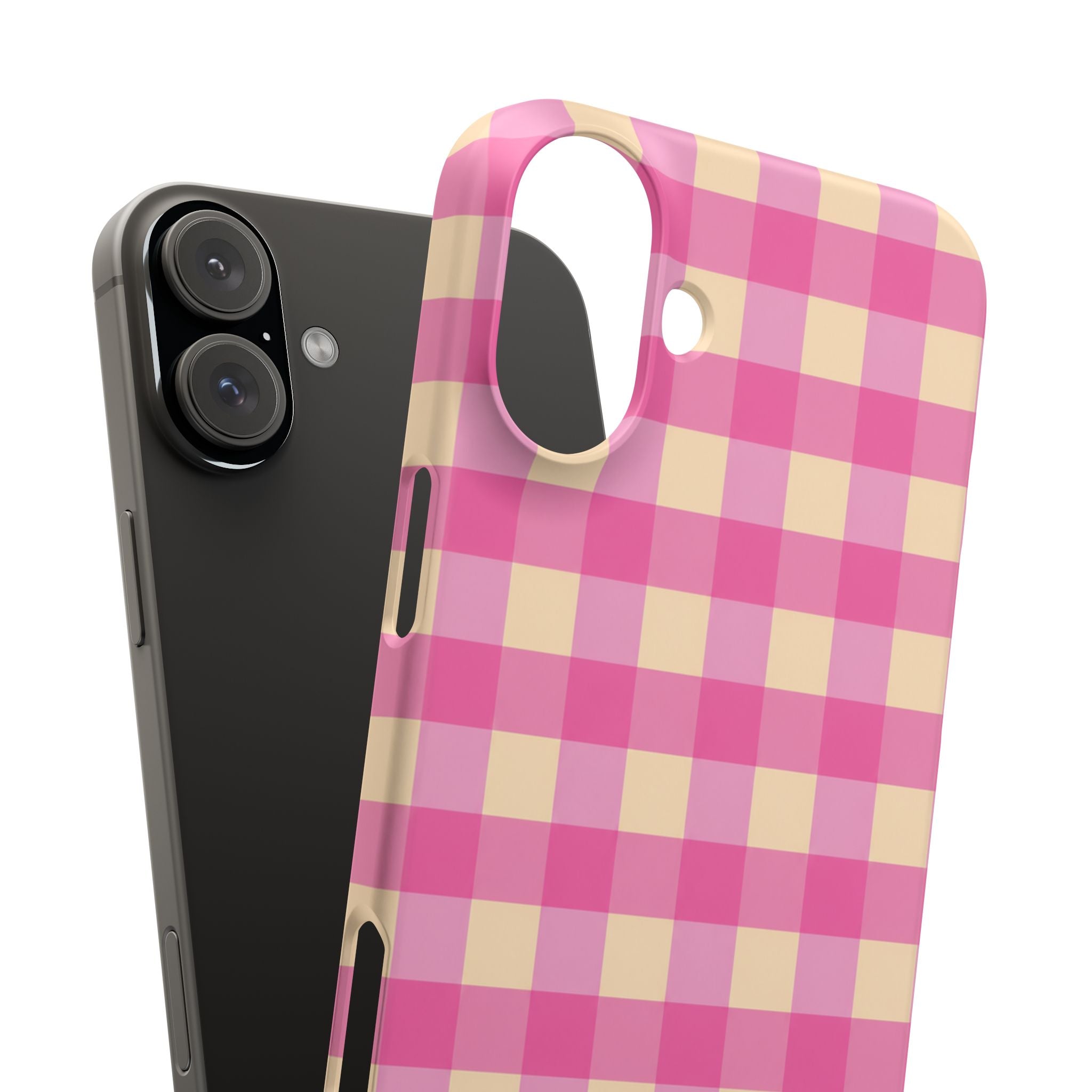 Pink Gingham Phone Case