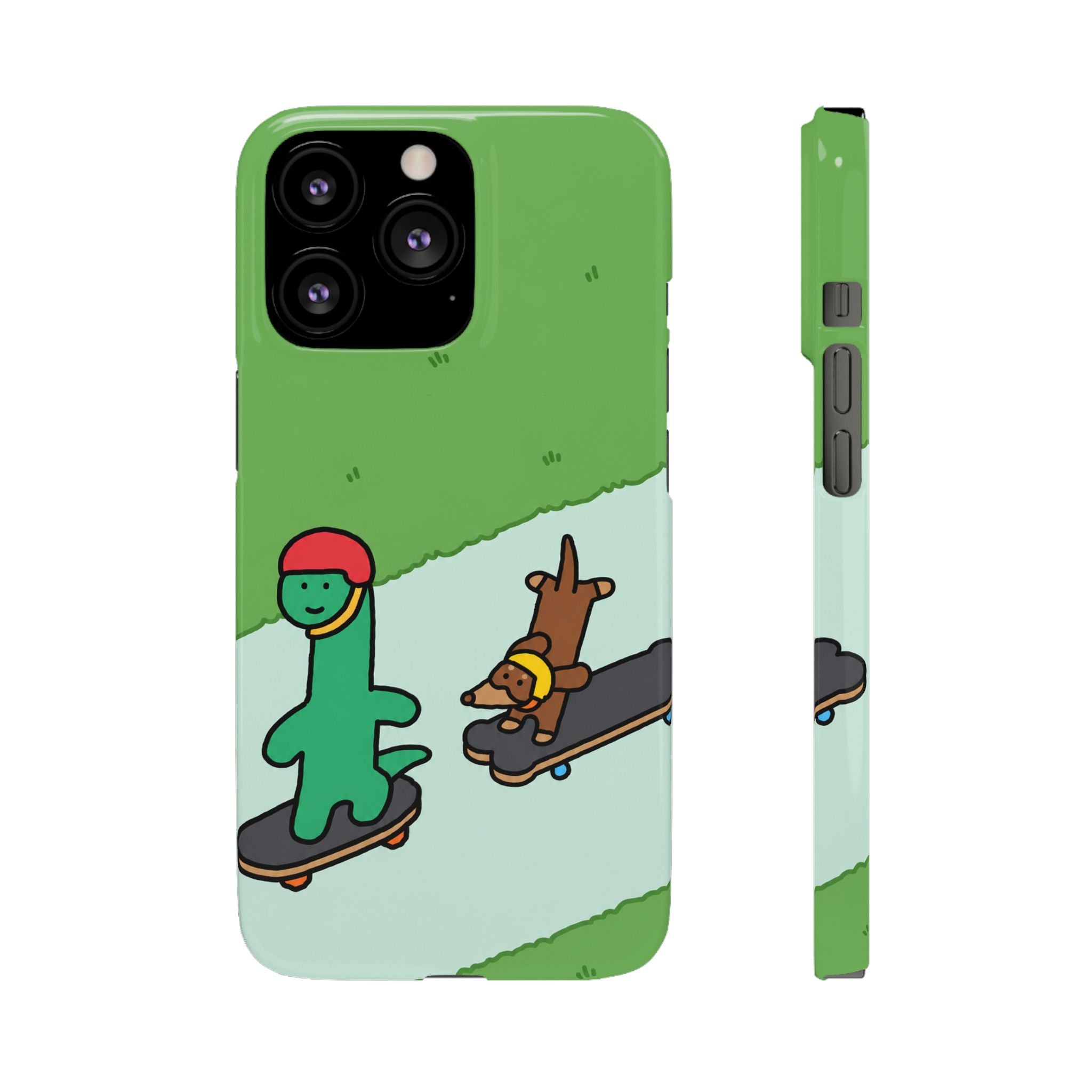Skater Dino Phone Case