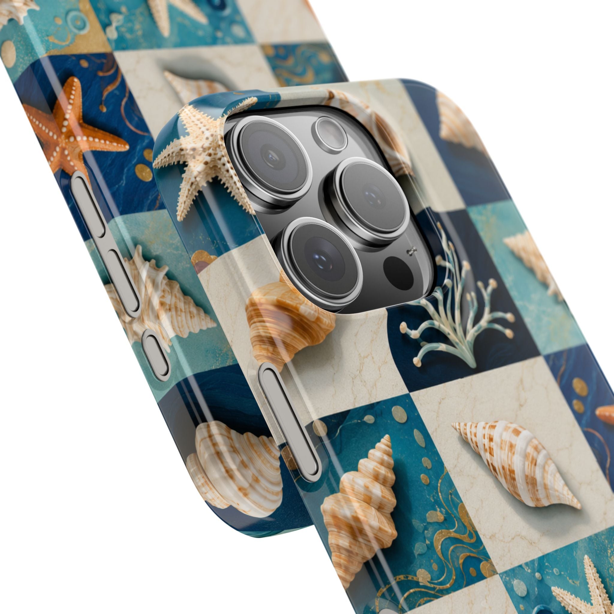 Coastal Seashell Mosaic Phone Case