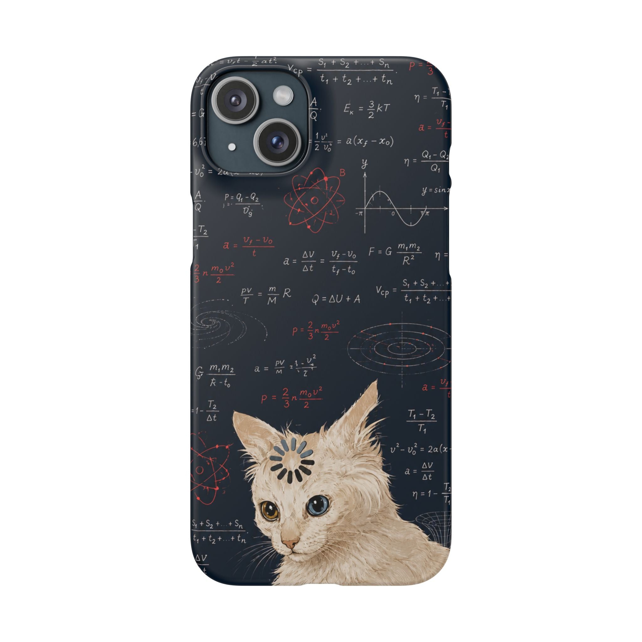 Quantum Kitty Physics Phone Case