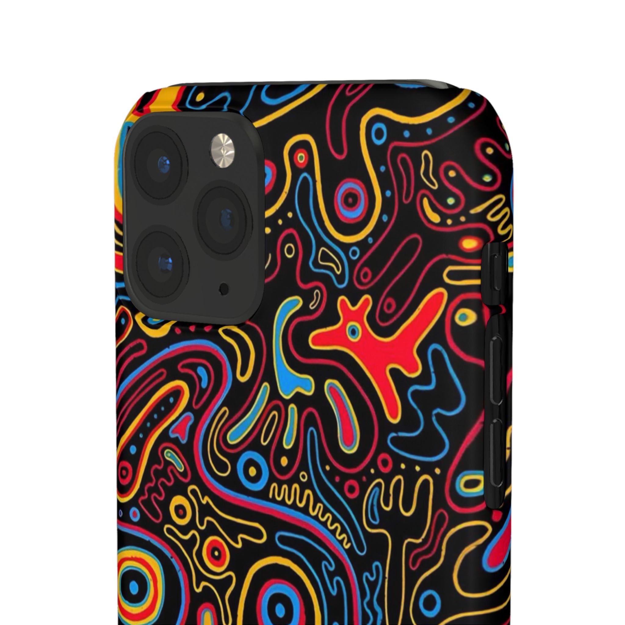 Neon Maze Phone Case