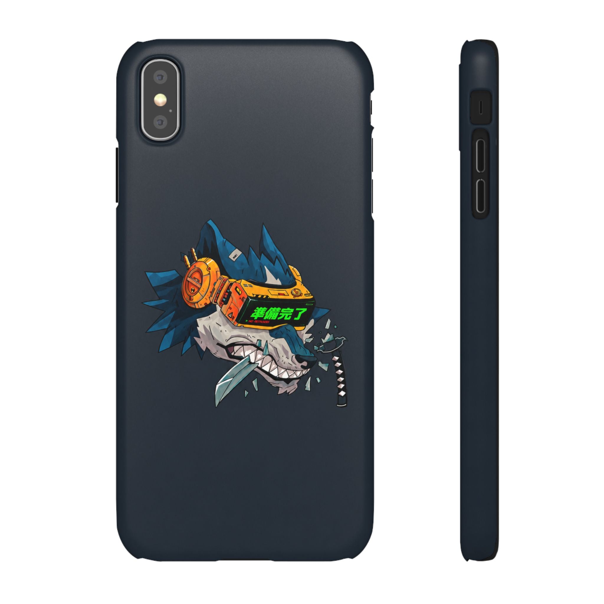 Cyberpunk Wolf Phone Case